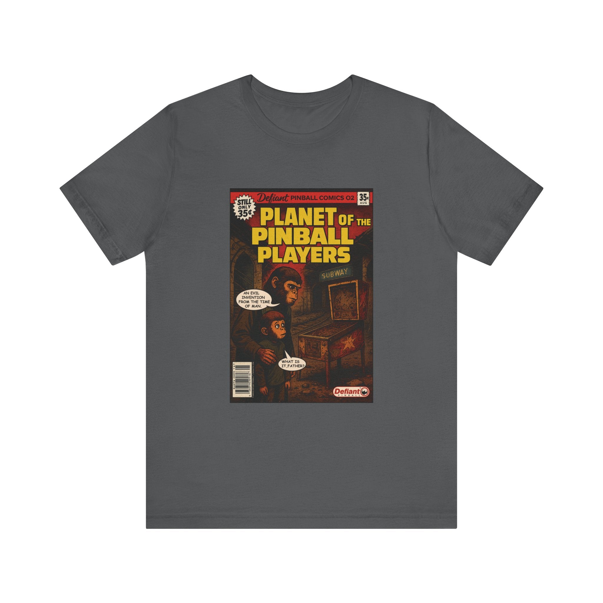 PLANET OF THE PINBALL PLAYERS - Unisex Jersey Short Sleeve Tee