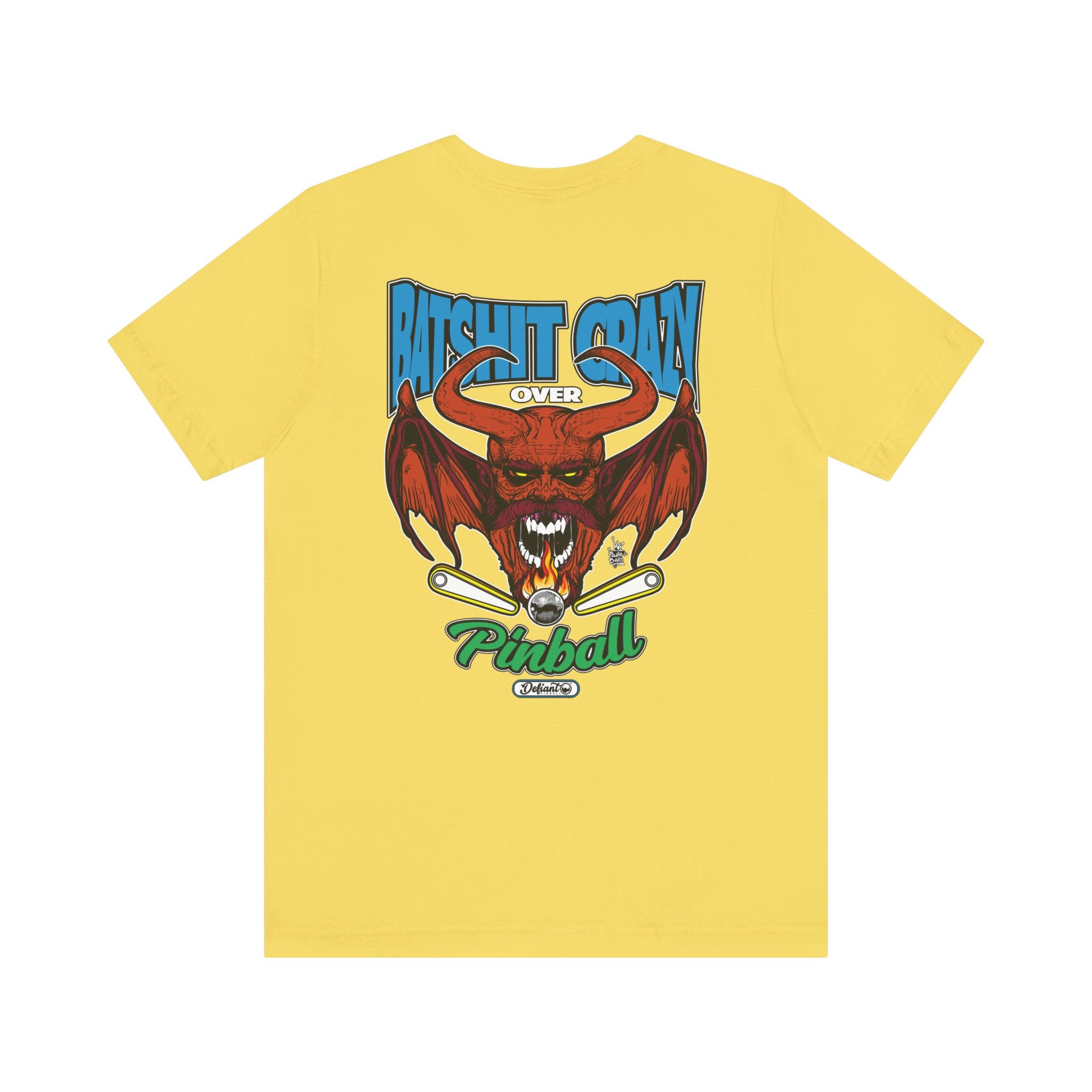 Bat Shit Crazy - Front & Back Print Unisex Jersey Short Sleeve Tee