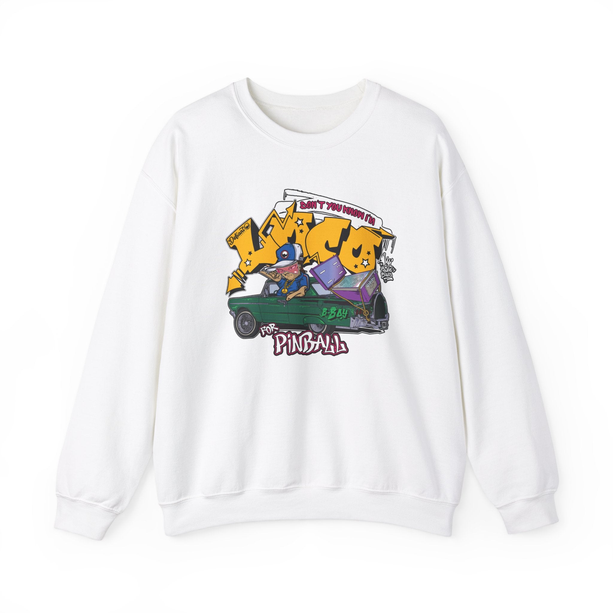LOCO FOR PINBALL - Unisex Heavy Blend™ Crewneck Sweatshirt Jumper