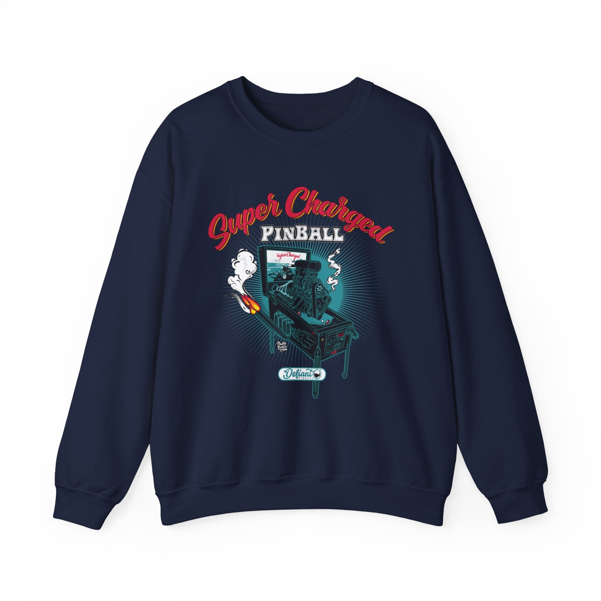 SUPER CHARGED - Unisex Heavy Blend™ Crewneck Sweatshirt Jumper