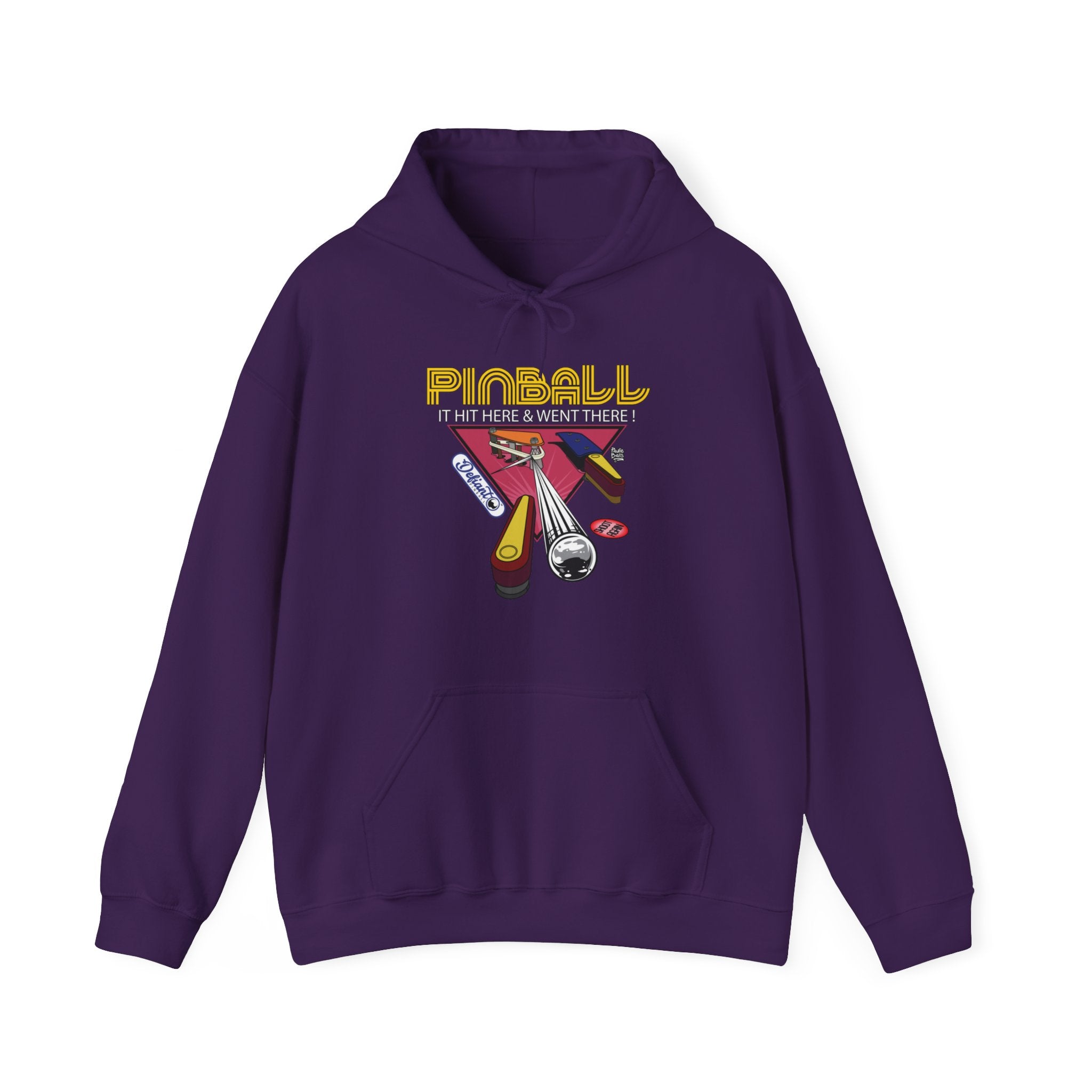 IT HIT HERE & WENT THERE - Unisex Heavy Blend™ Hooded Sweatshirt