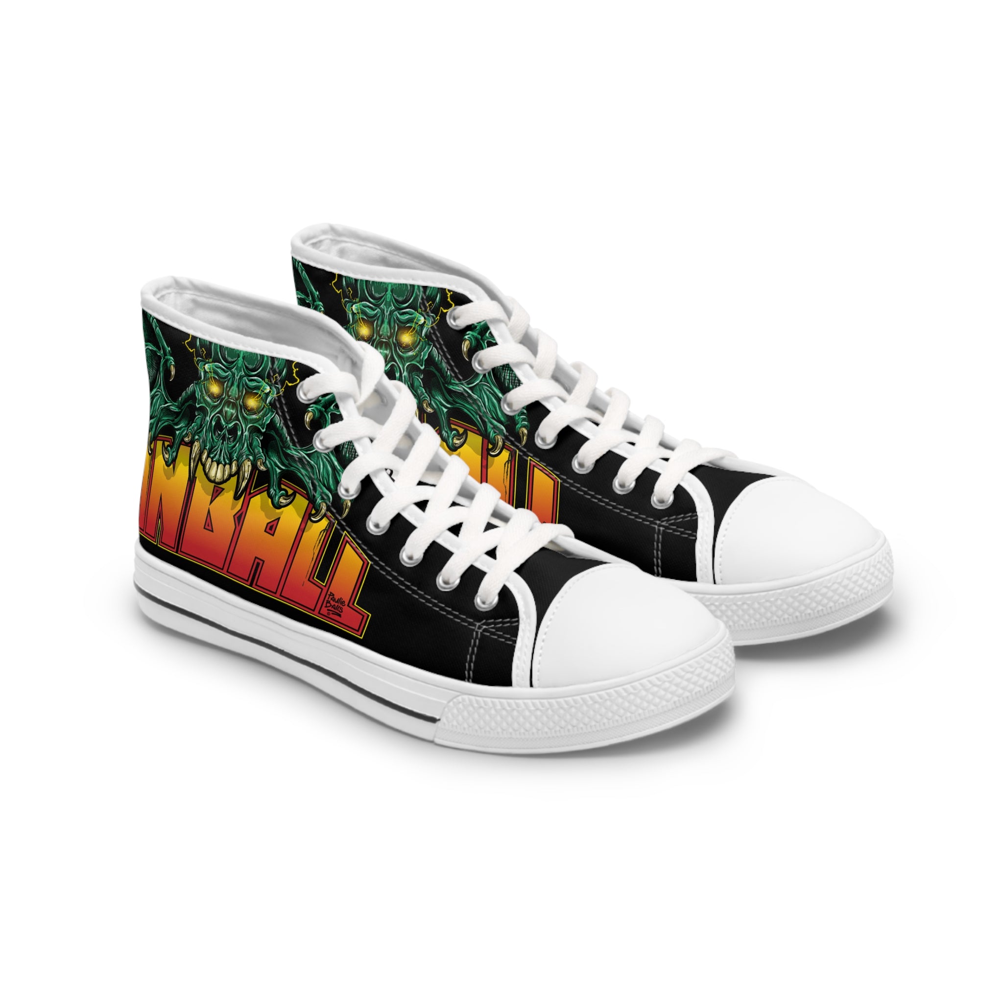 PINBALL GIVES YOU WINGS - Women's High Top Sneakers