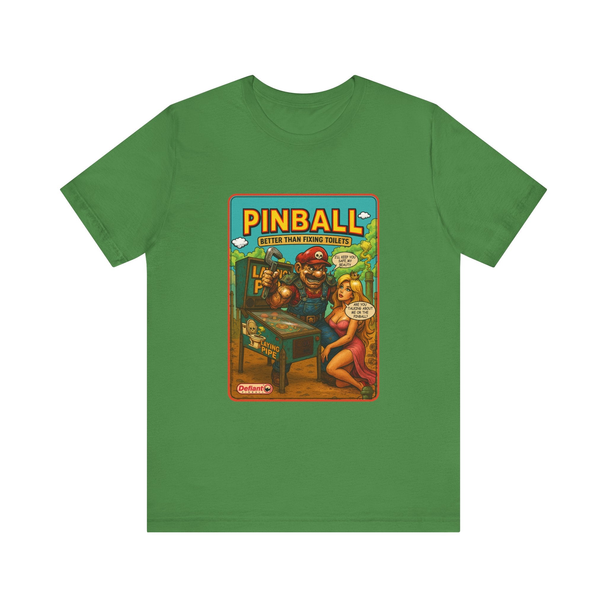 Pinball: Better Than Fixing Toilets - Unisex Jersey Short Sleeve Tee