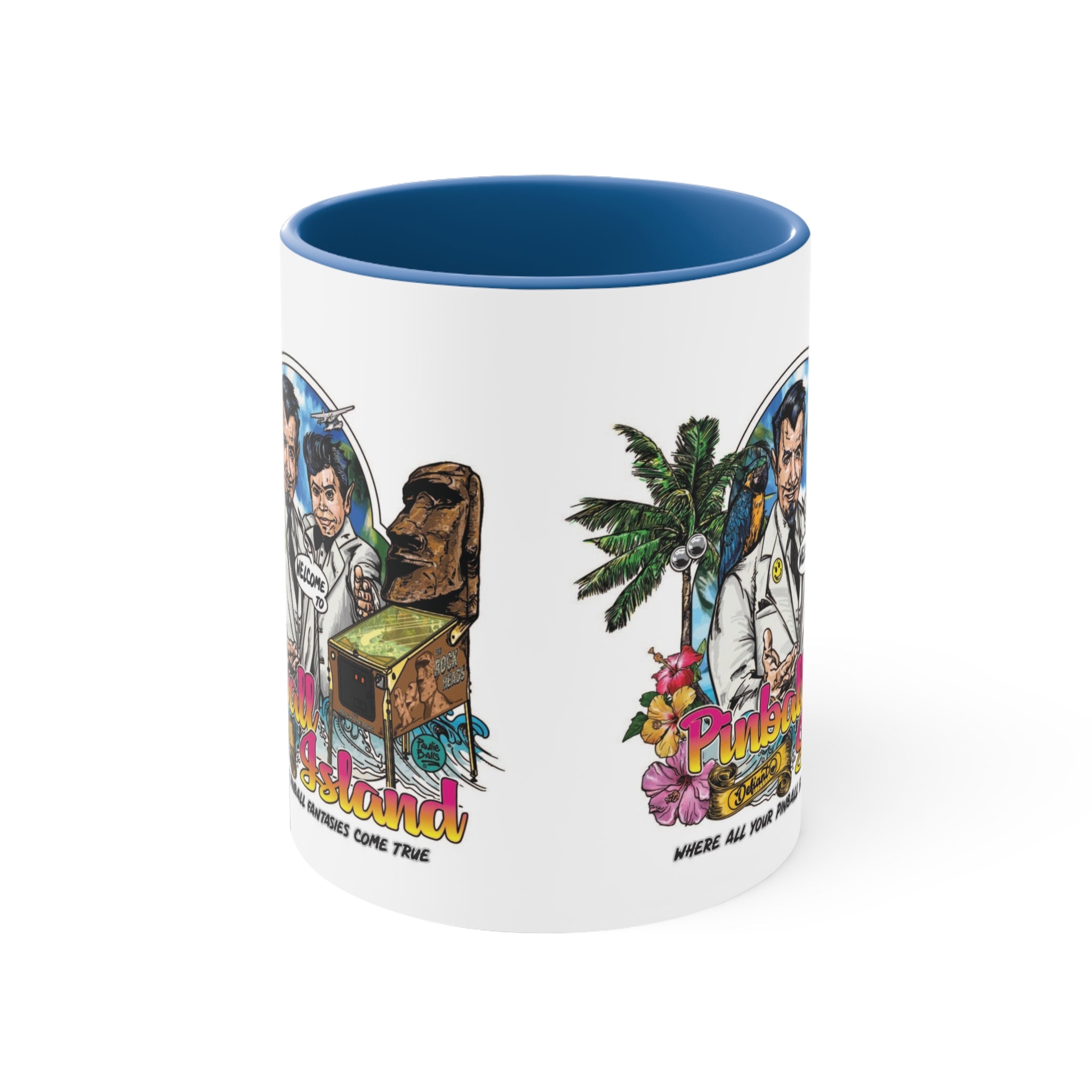 Pinball Island - Accent Coffee Mug, 11oz