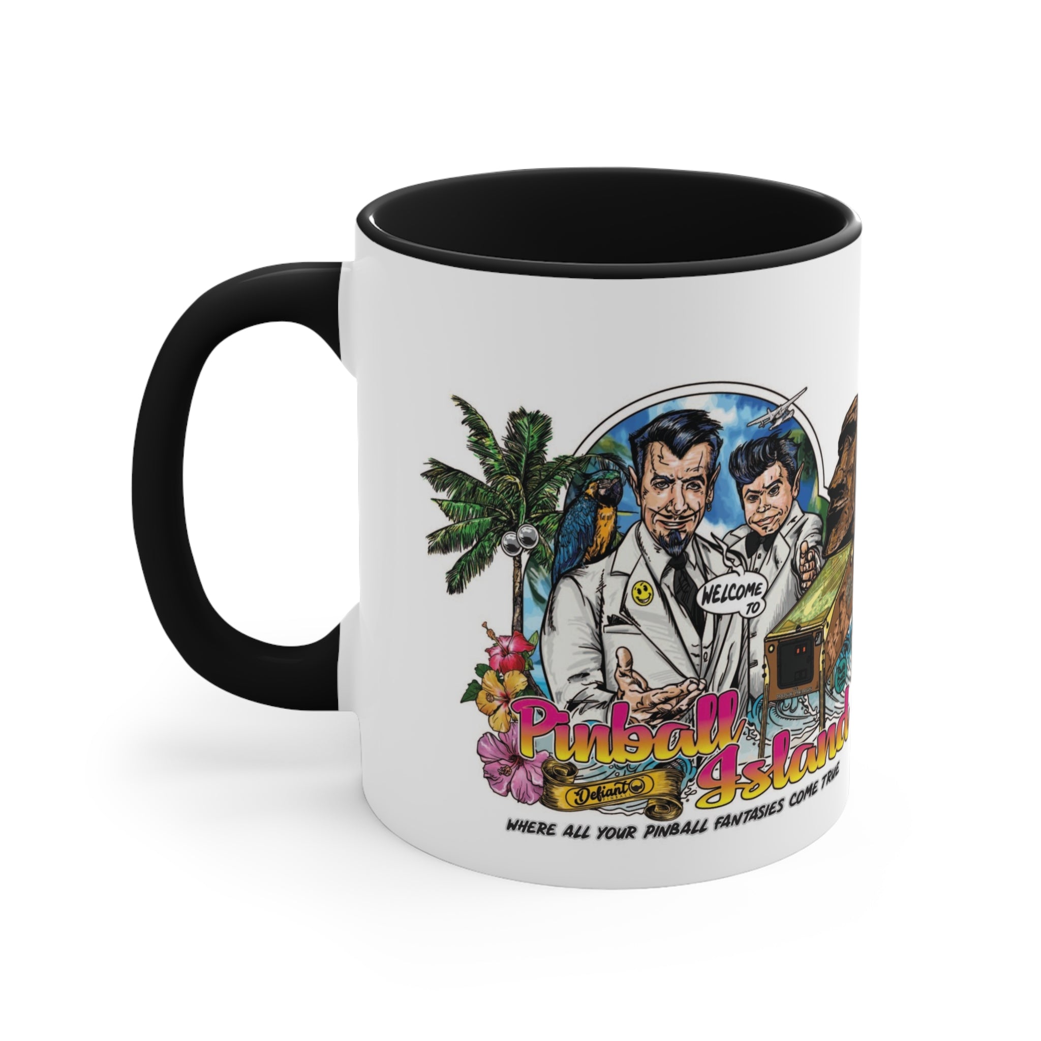 Pinball Island - Accent Coffee Mug, 11oz