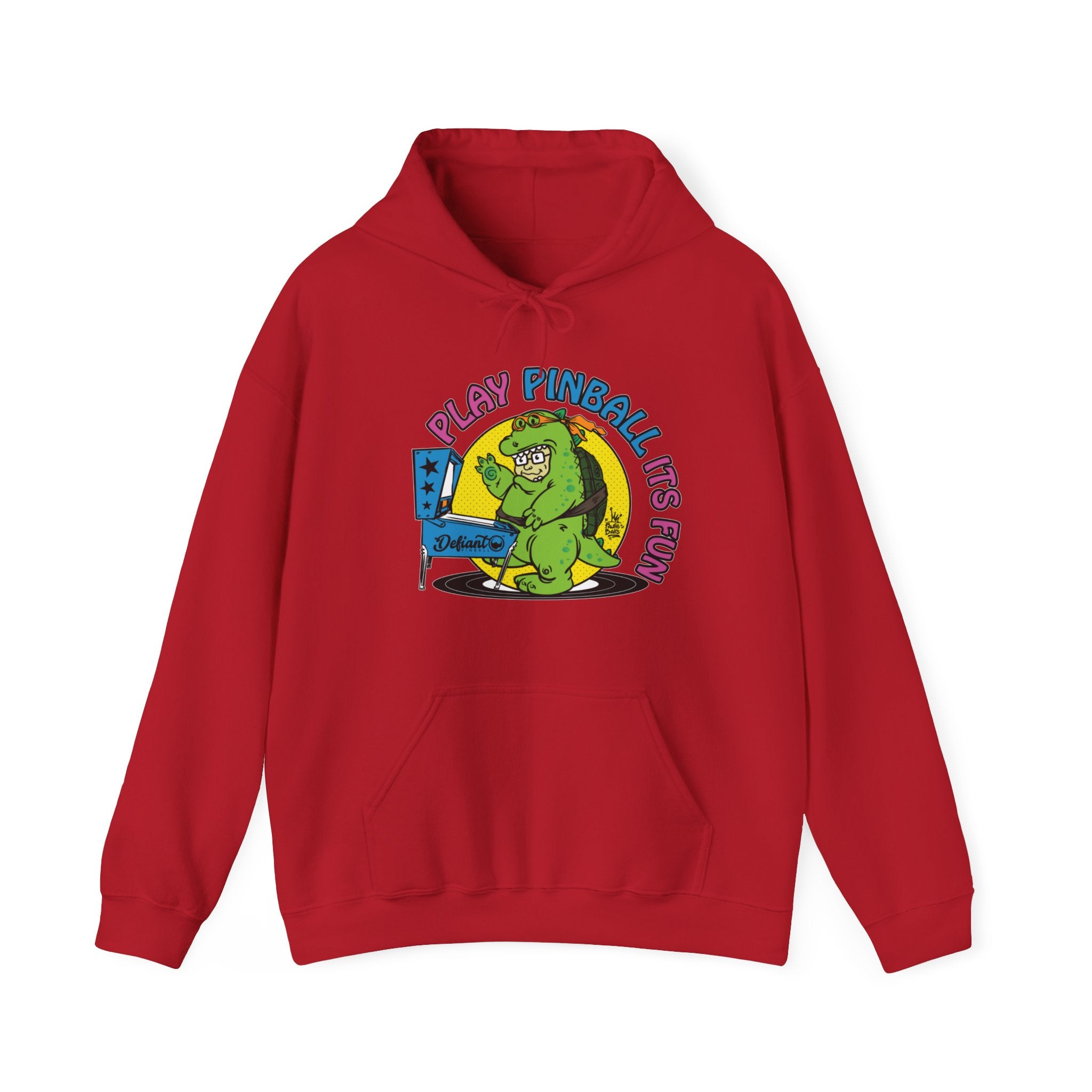 PLAY PINBALL ITS FUN -  Unisex Heavy Blend™ Hooded Sweatshirt