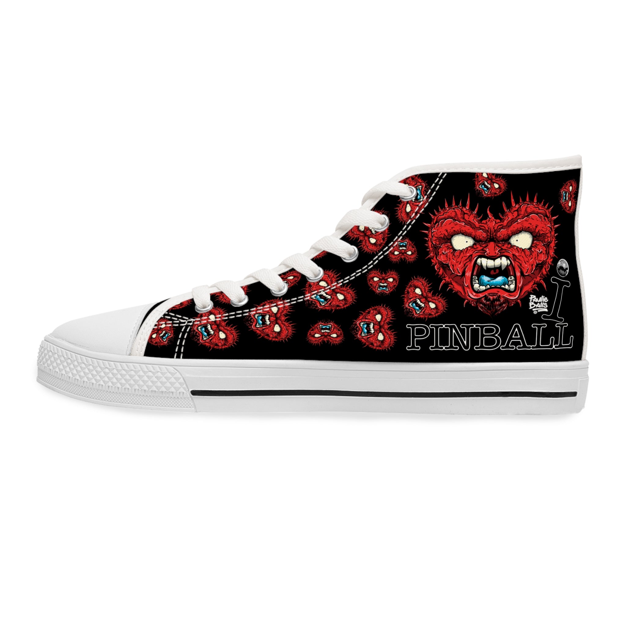 I LOVE PINBALL - Women's High Top Sneakers