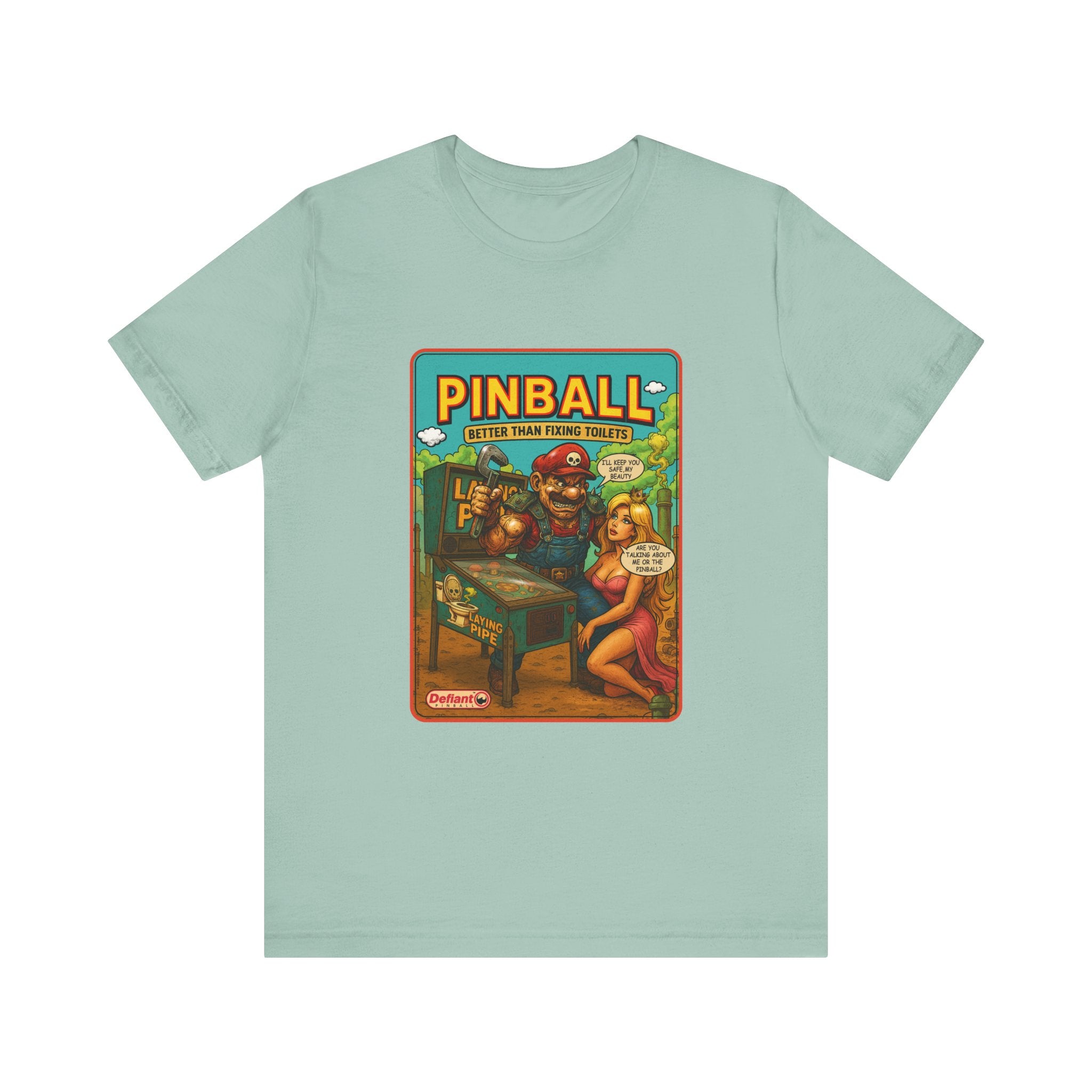 Pinball: Better Than Fixing Toilets - Unisex Jersey Short Sleeve Tee