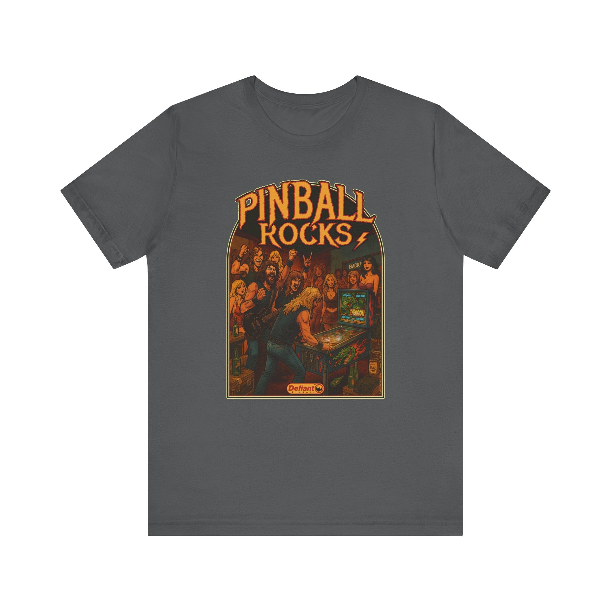 PINBALL ROCKS Backstage Legends Edition –  Unisex Jersey Short Sleeve Tee