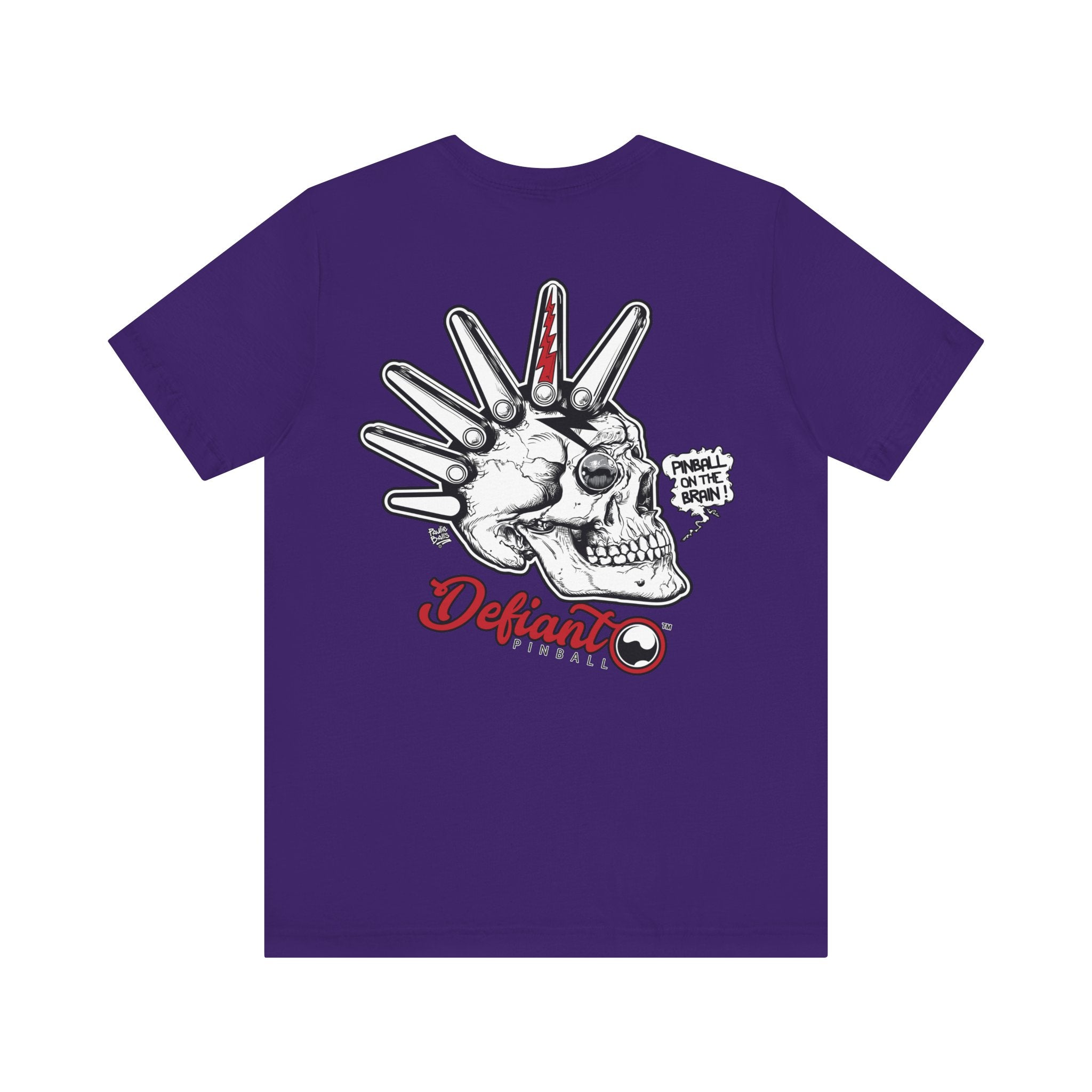 Flipper Head  - Front & Back Print Unisex Jersey Short Sleeve Tee
