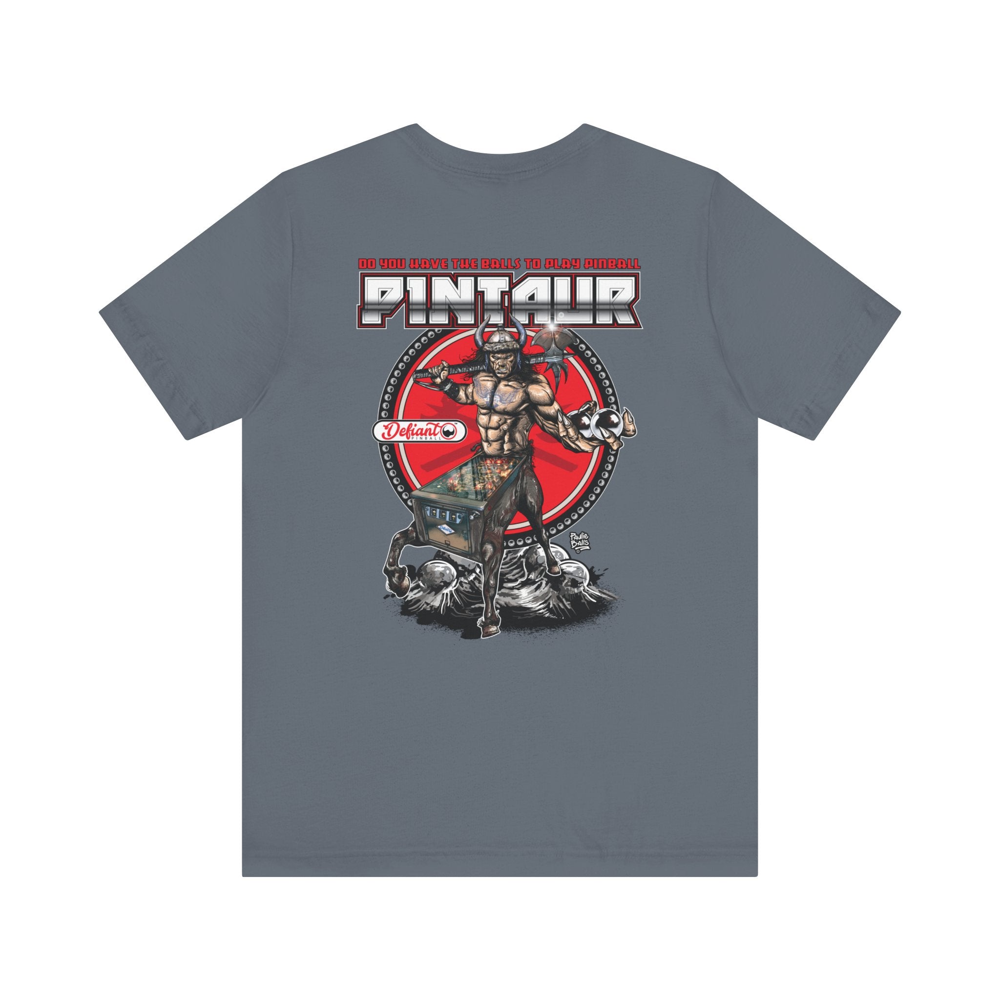 PINTAUR - Front & Back Print  Unisex Jersey Short Sleeve Tee