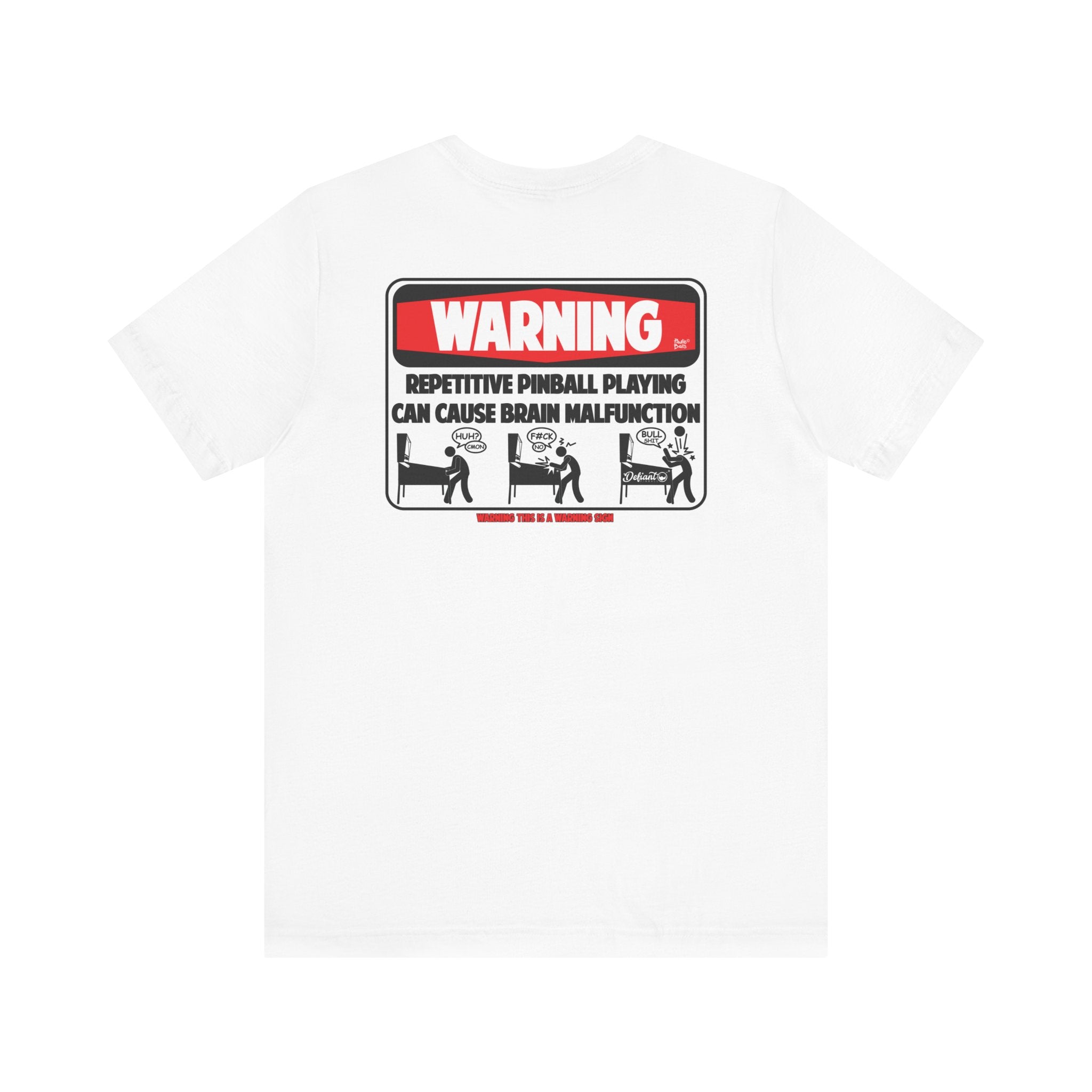 Brain MALFUNCTION - Front & Back Print Unisex Jersey Short Sleeve Tee