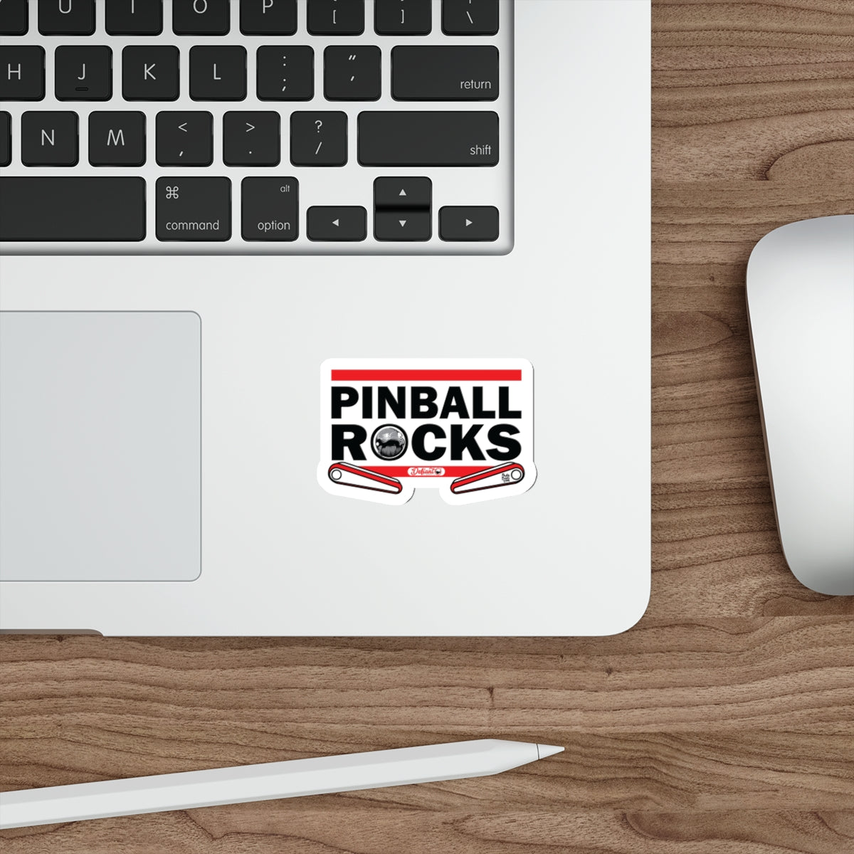 PINBALL ROCKS THE DMC - Die-Cut Stickers