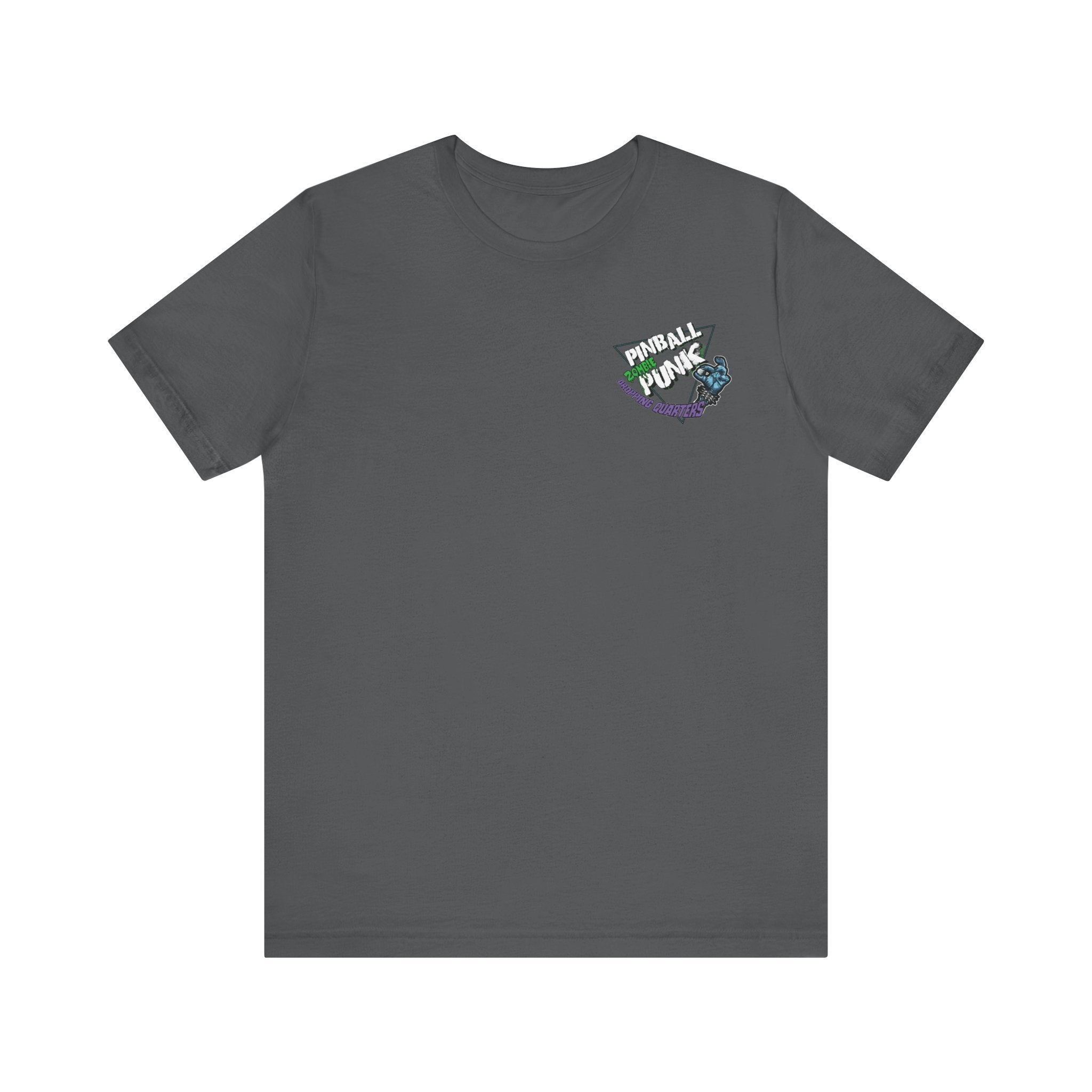 PINBALL Zombie PUNK  - Front & Back Print  Unisex Jersey Short Sleeve Tee