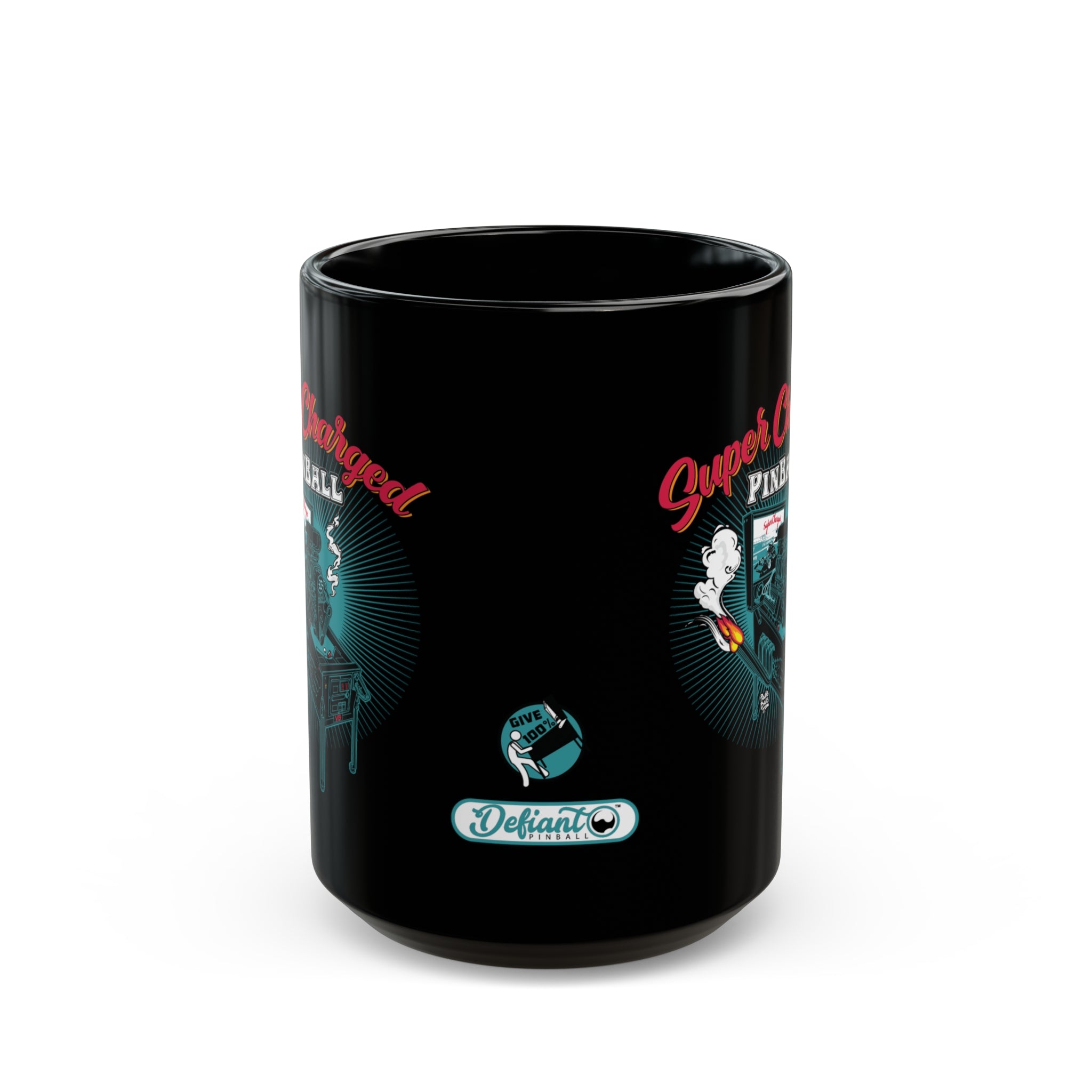 SUPER CHARGED -  Black Mug (11oz, 15oz)