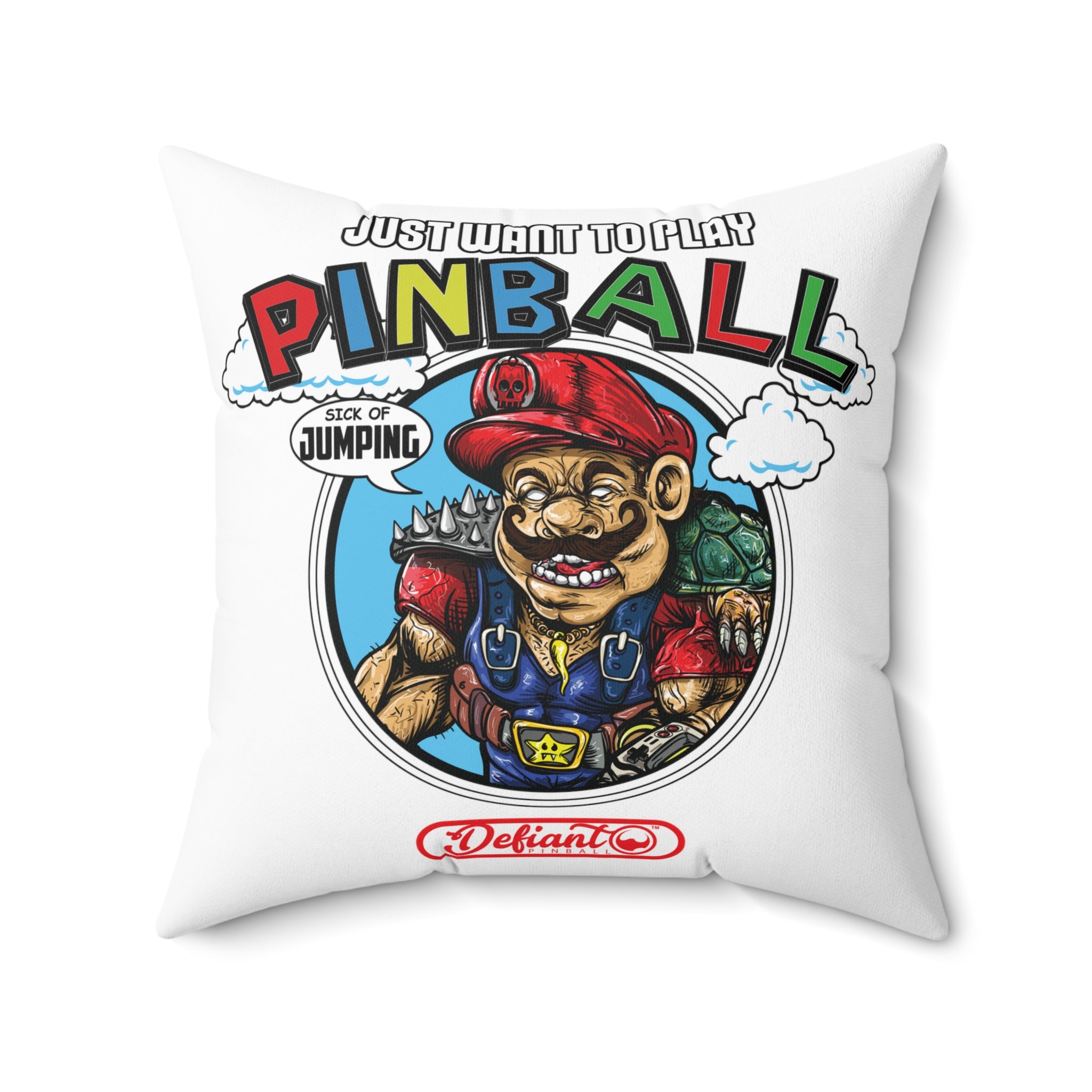 SICK OF JUMPING - Spun Polyester Square Pillow