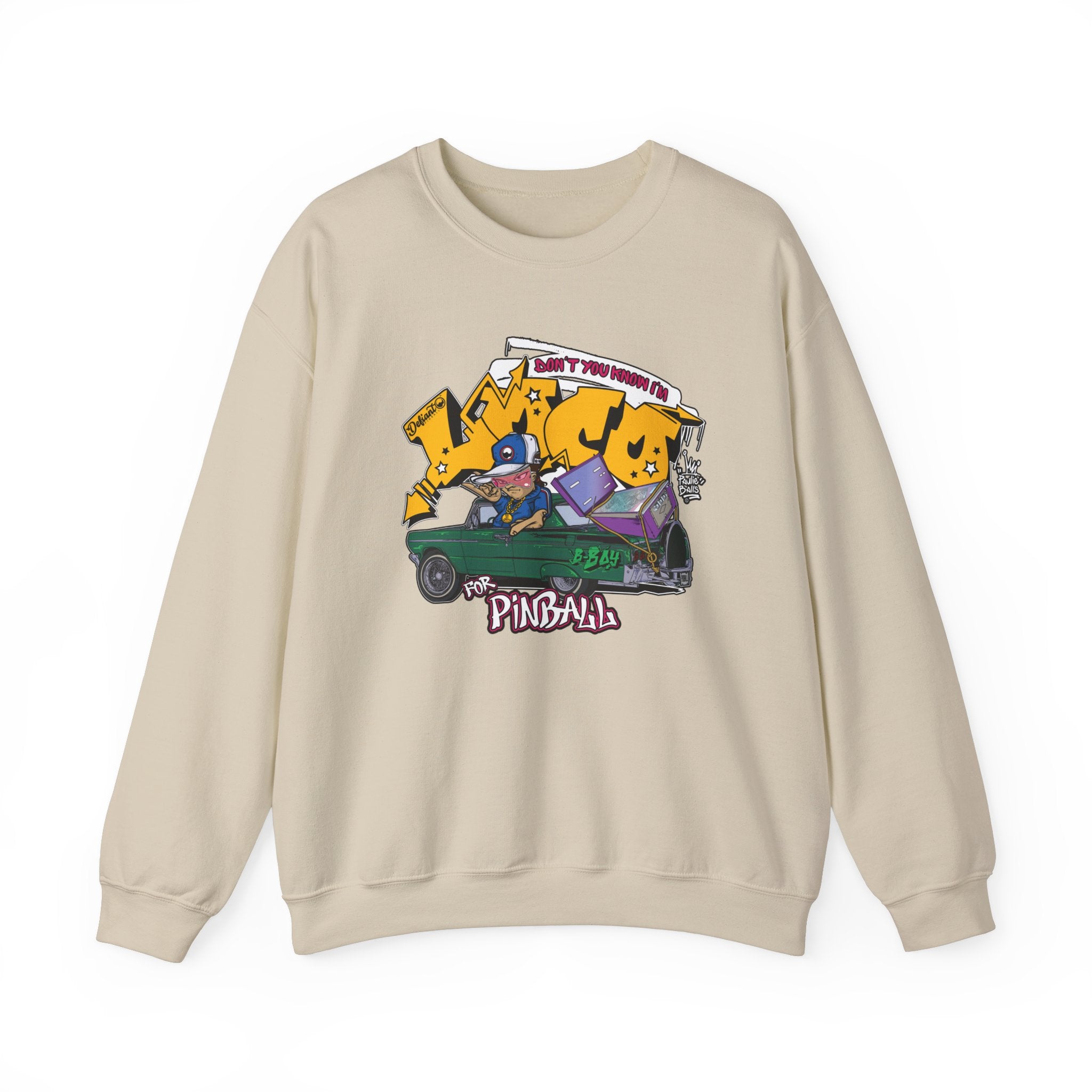 LOCO FOR PINBALL - Unisex Heavy Blend™ Crewneck Sweatshirt Jumper
