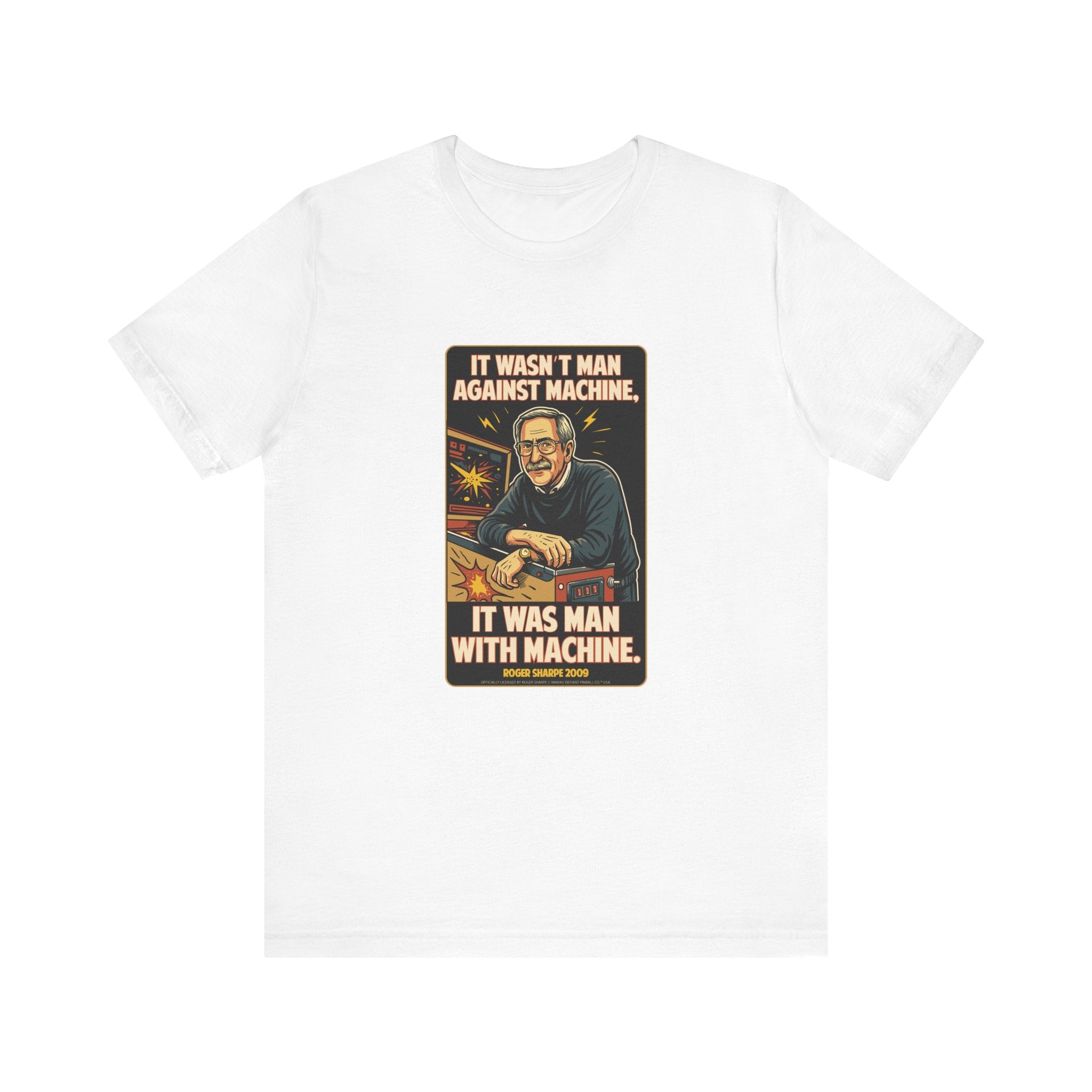 Man With Machine - Unisex Jersey Short Sleeve Tee