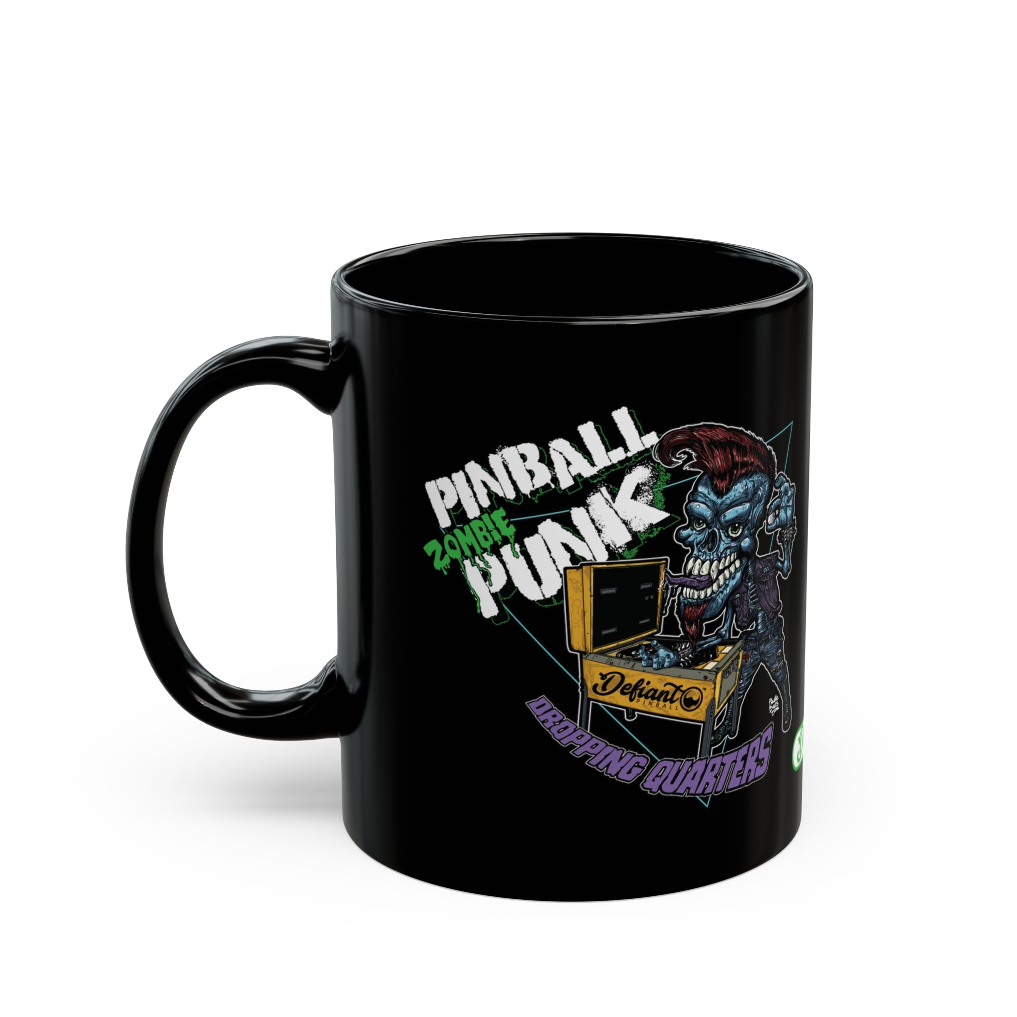 PINBALL Zombie PUNK  -  Black Mug (11oz, 15oz)