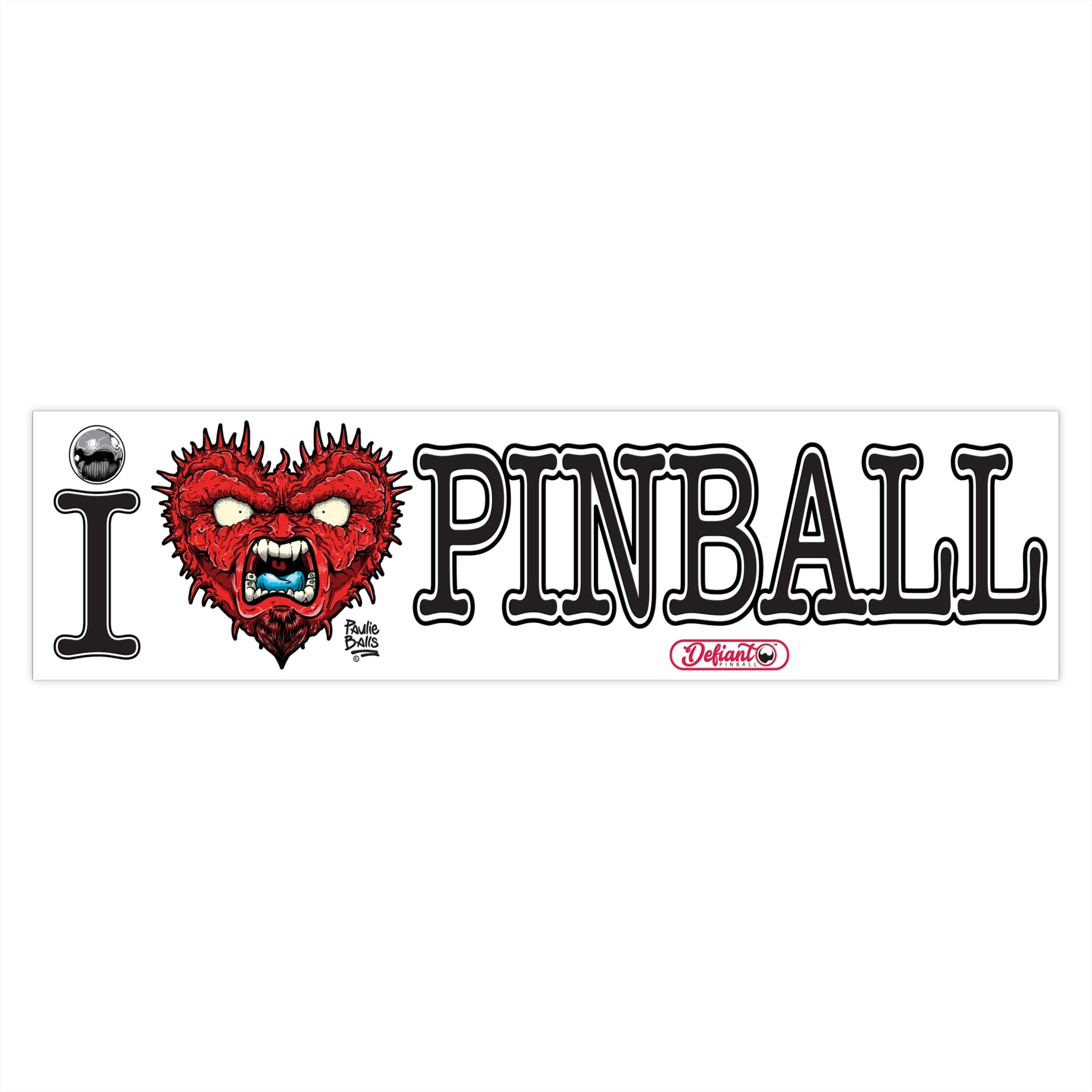 I LOVE PINBALL - Bumper Stickers