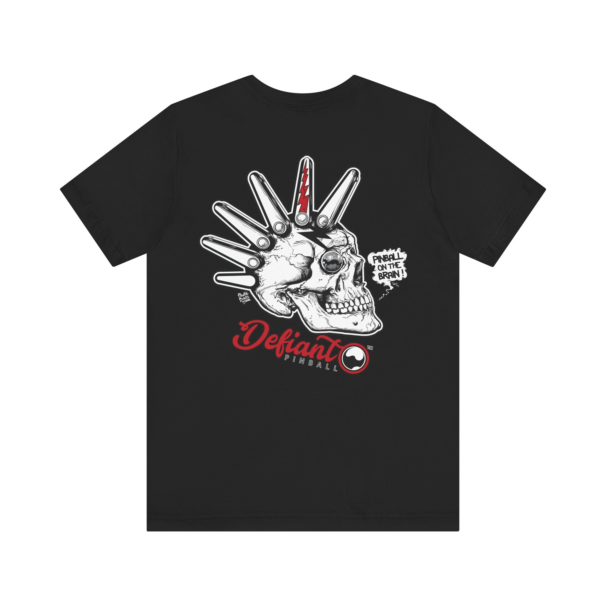 Flipper Head  - Front & Back Print Unisex Jersey Short Sleeve Tee