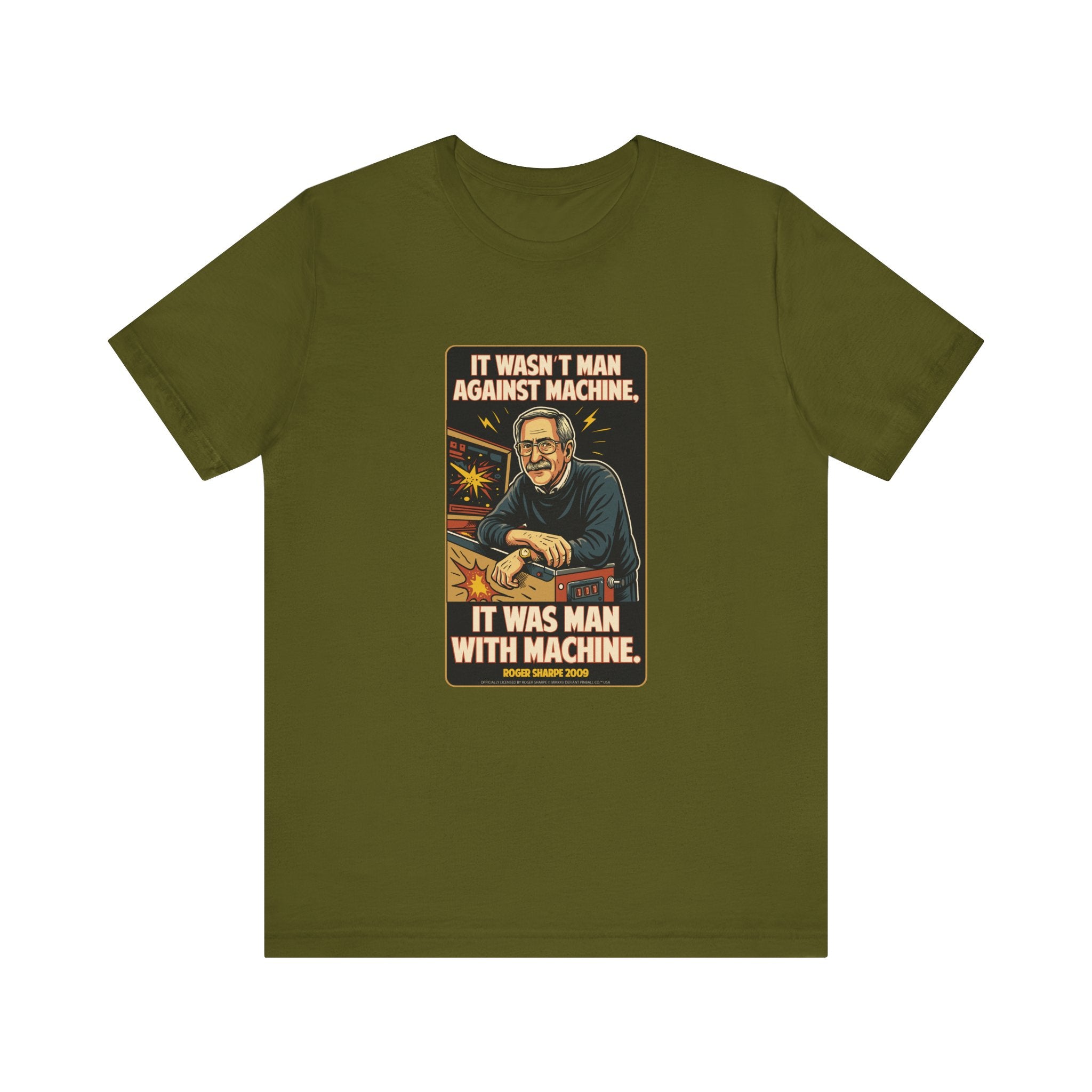 Man With Machine - Unisex Jersey Short Sleeve Tee