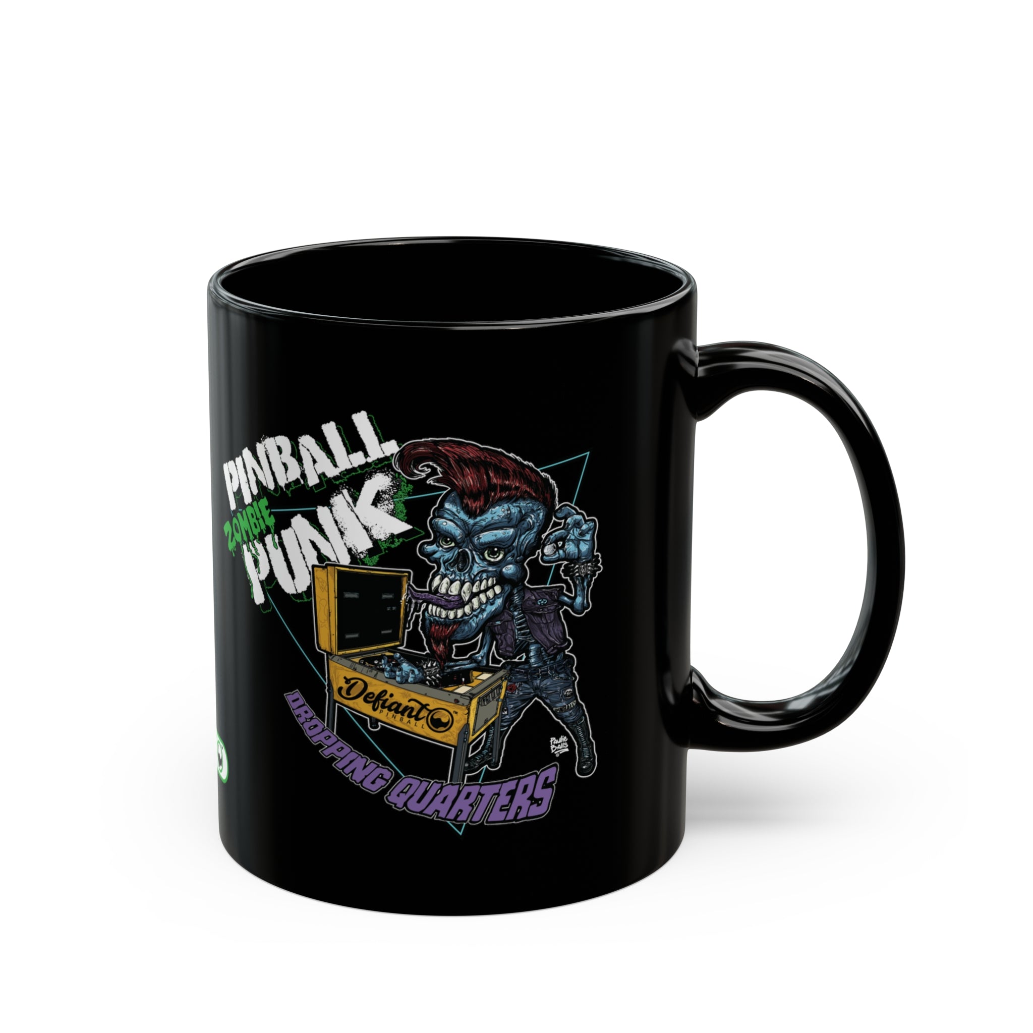 PINBALL Zombie PUNK  -  Black Mug (11oz, 15oz)