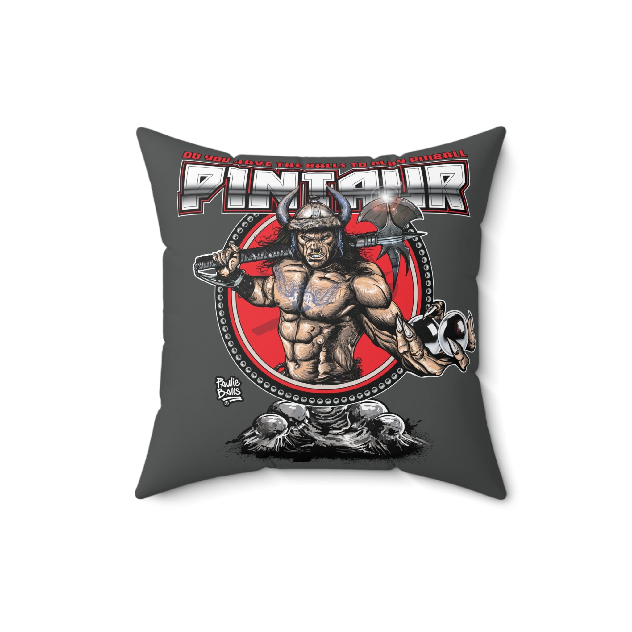 PINTAUR - Spun Polyester Square Pillow