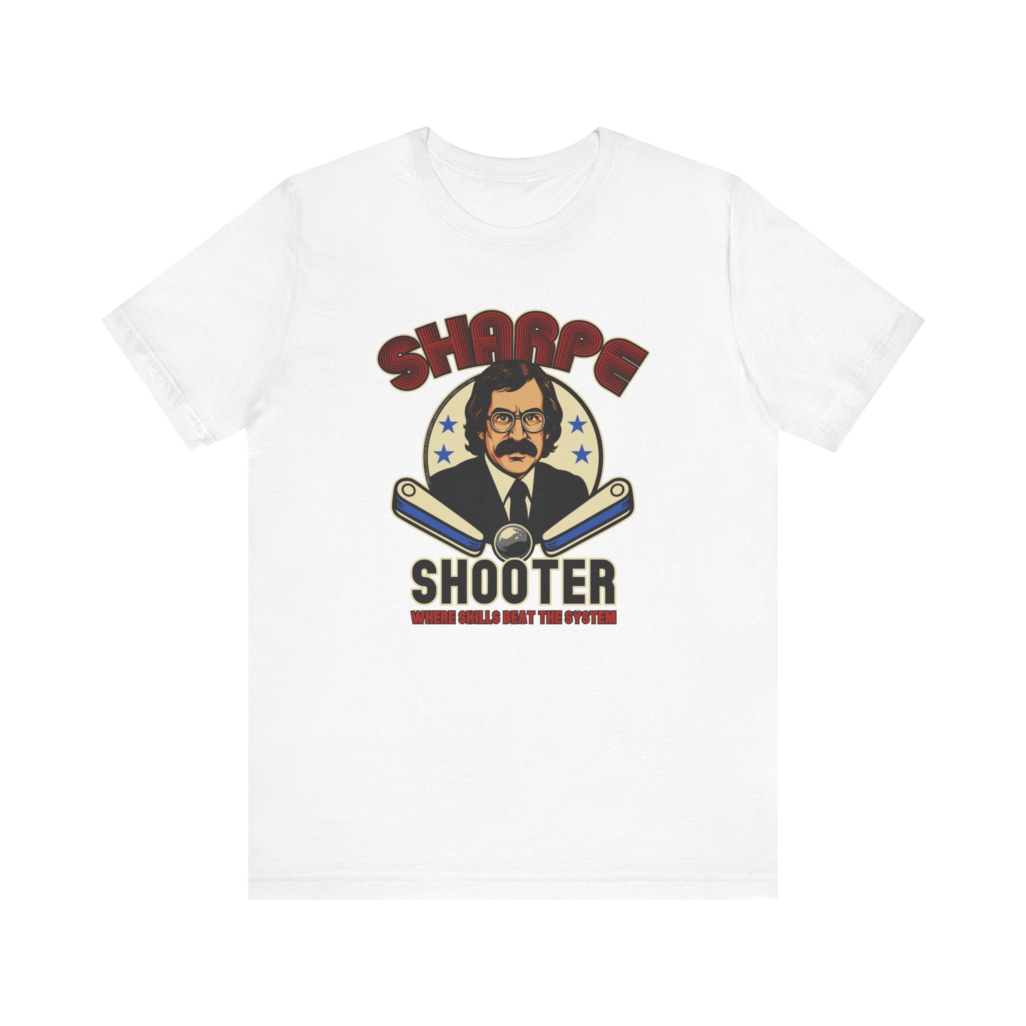 SHARPE SHOOTER - Where Skills Beat the System - Unisex Jersey Short Sleeve Tee