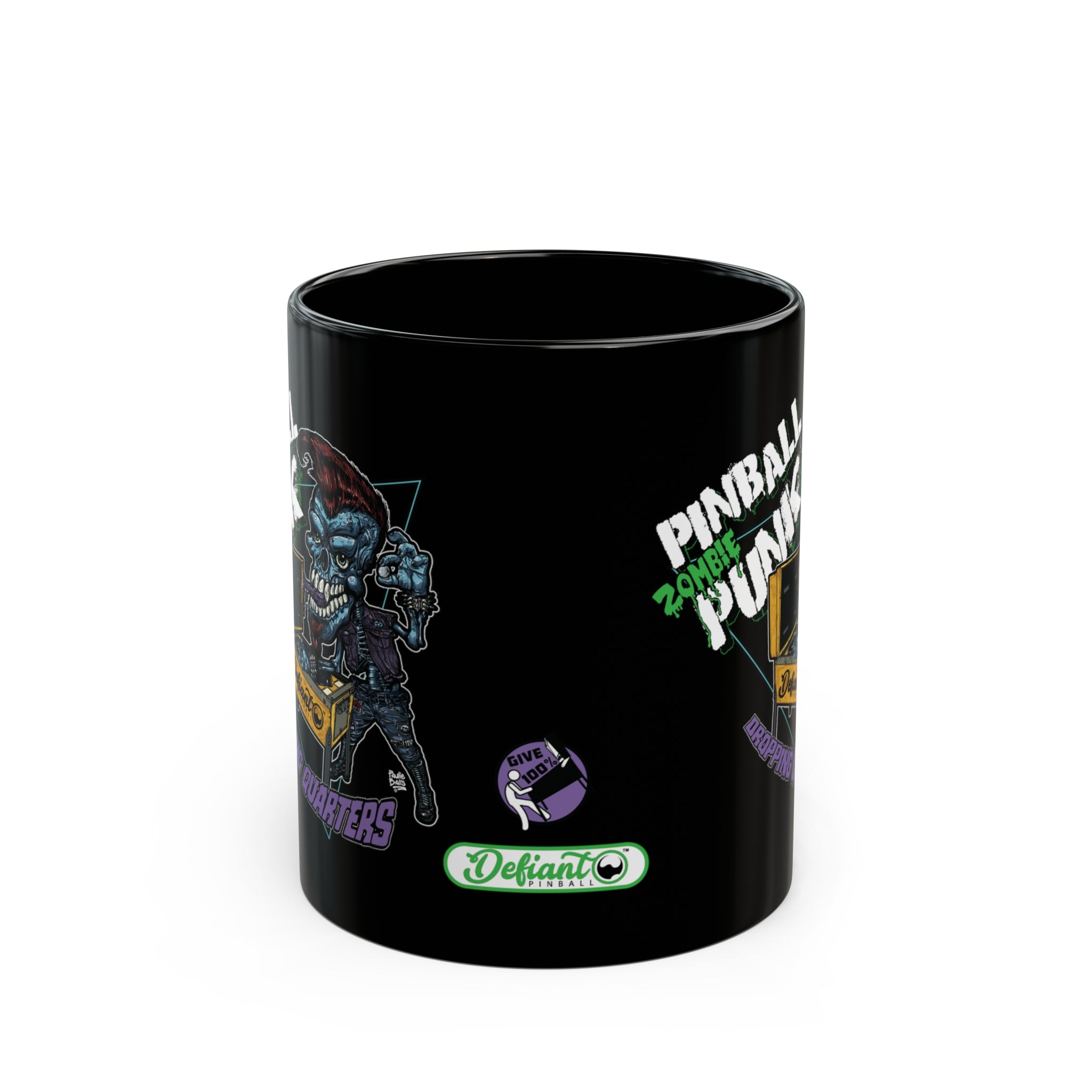 PINBALL Zombie PUNK  -  Black Mug (11oz, 15oz)
