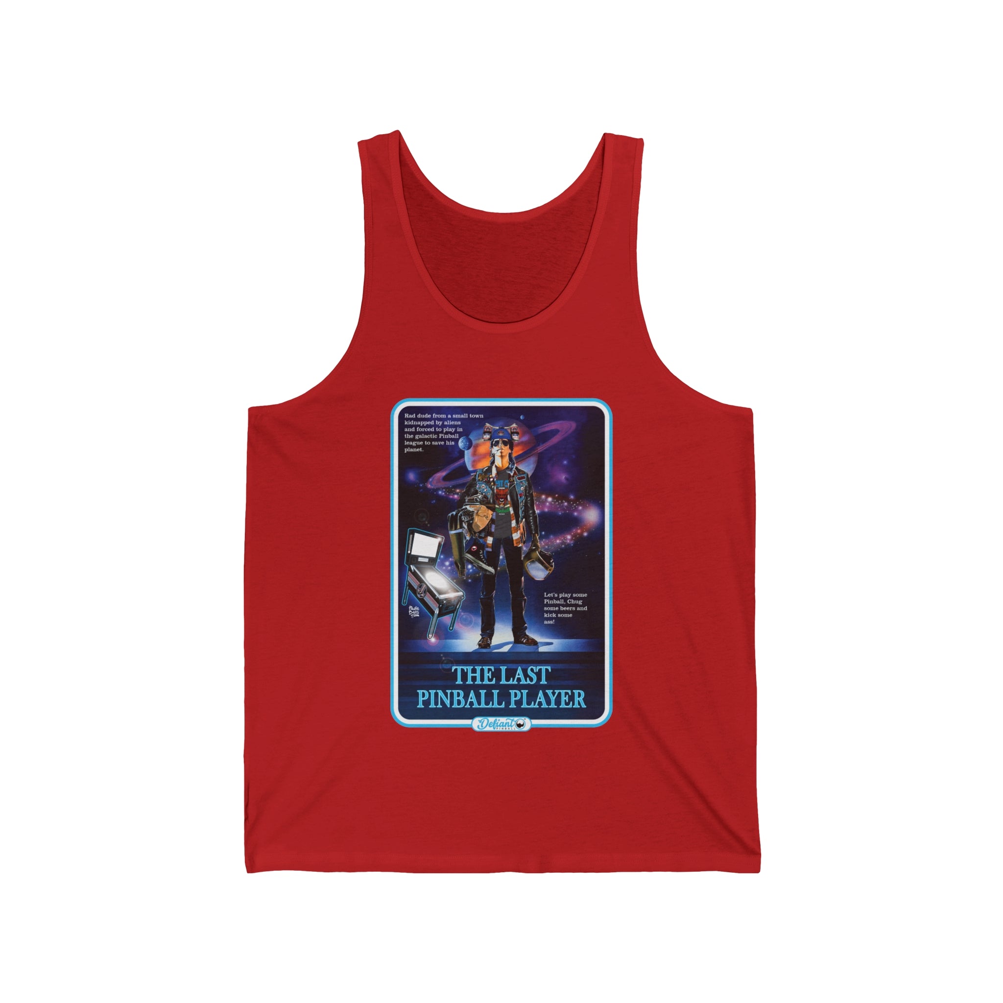 THE LAST PINBALL PLAYER - Unisex Jersey Tank