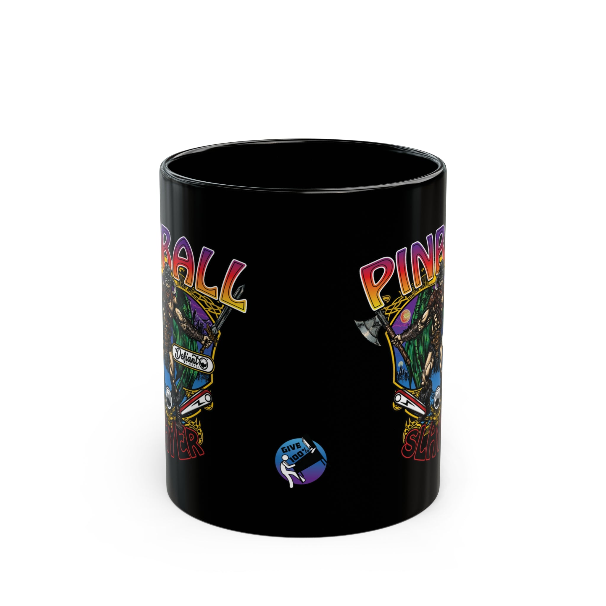 Pinball slayer (Barbarian Version) - Black Mug (11oz, 15oz)