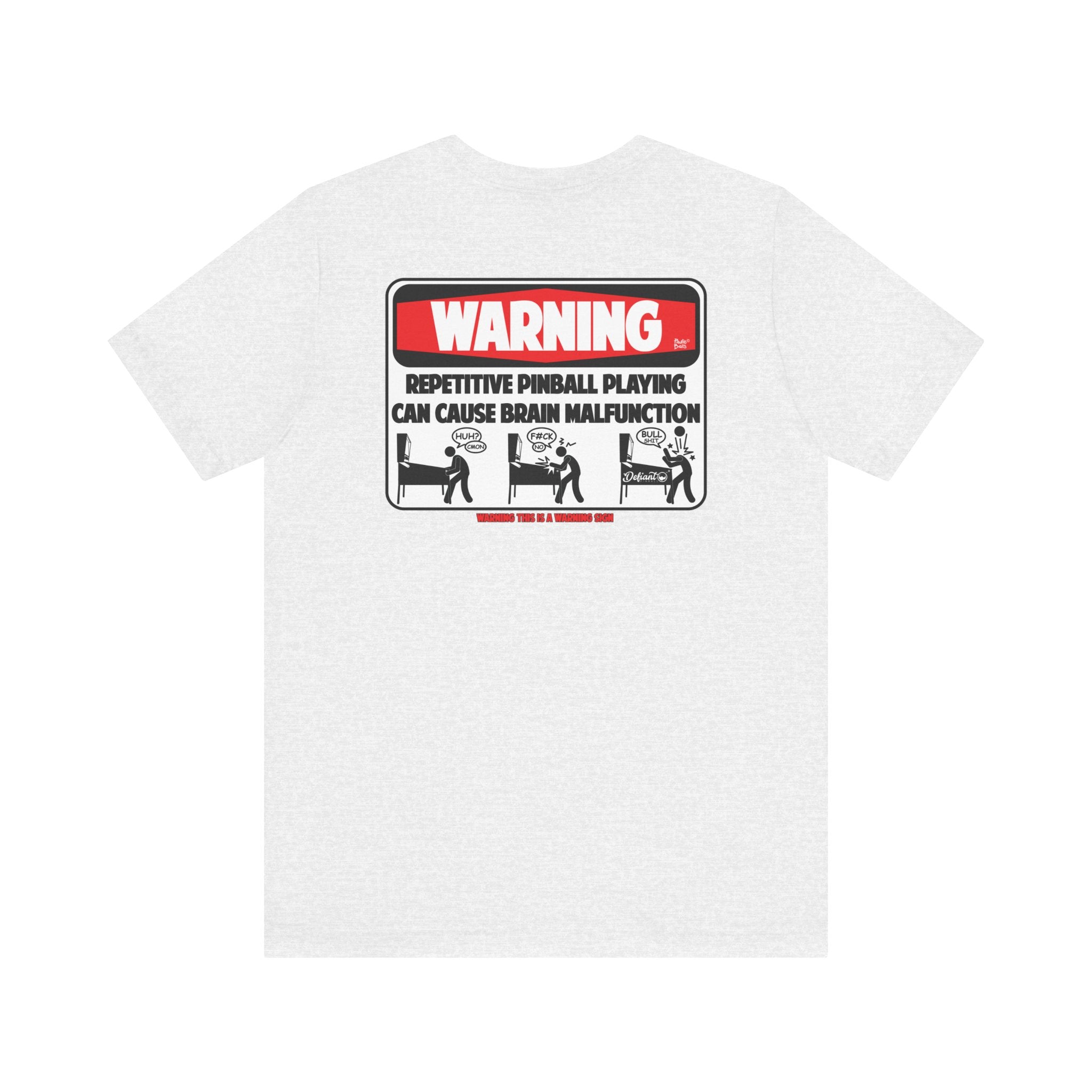 Brain MALFUNCTION - Front & Back Print Unisex Jersey Short Sleeve Tee