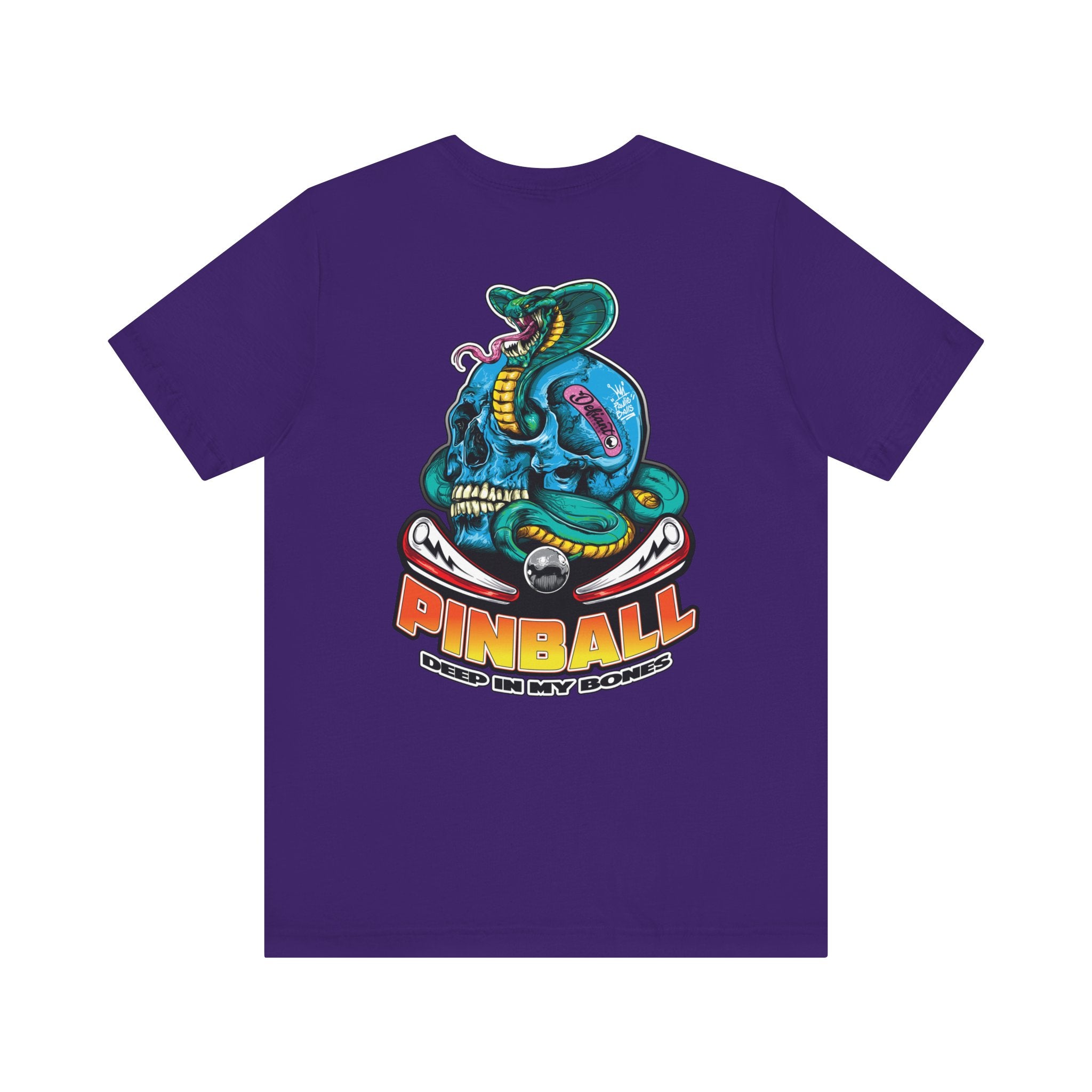 DEEP BONES - Front & Back Print  Unisex Jersey Short Sleeve Tee