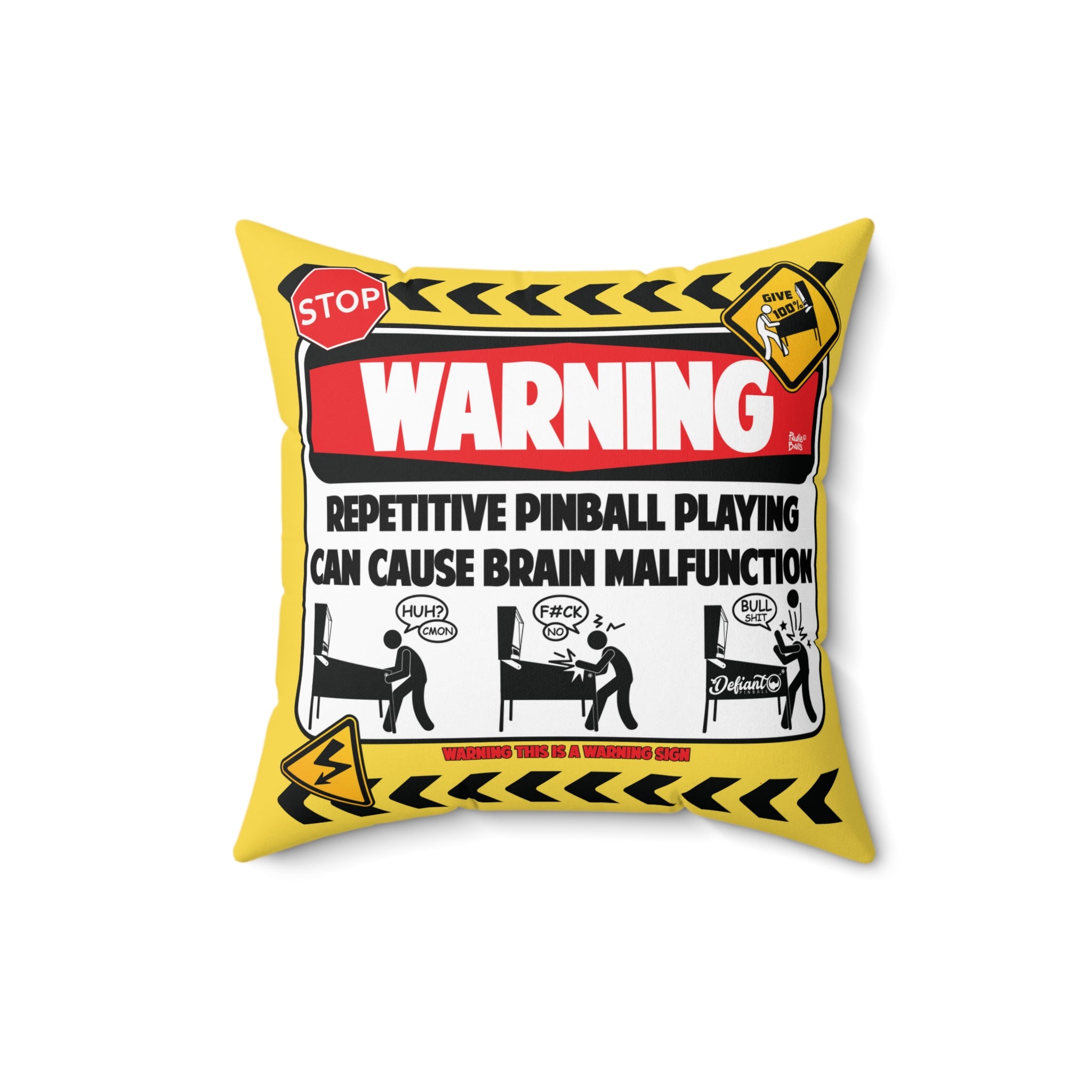 Brain MALFUNCTION - Spun Polyester Square Pillow