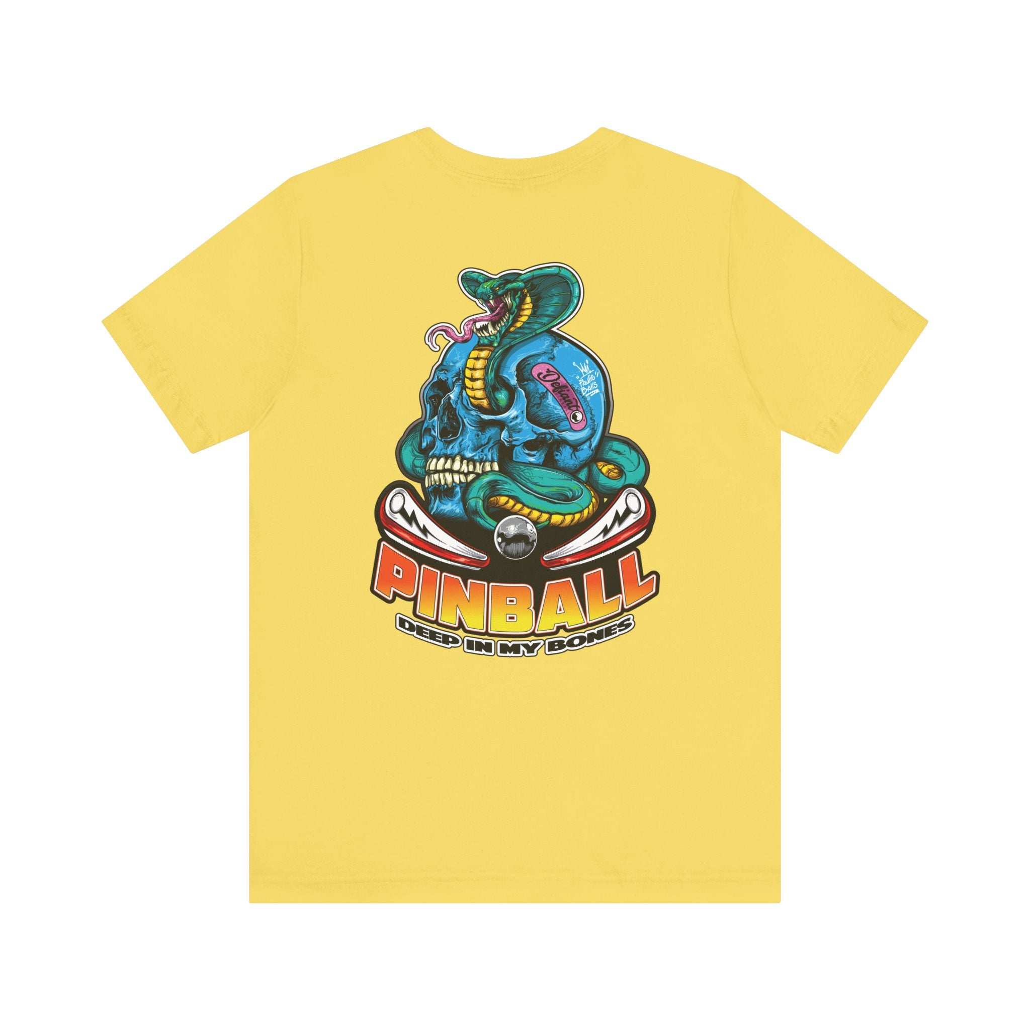 DEEP BONES - Front & Back Print  Unisex Jersey Short Sleeve Tee