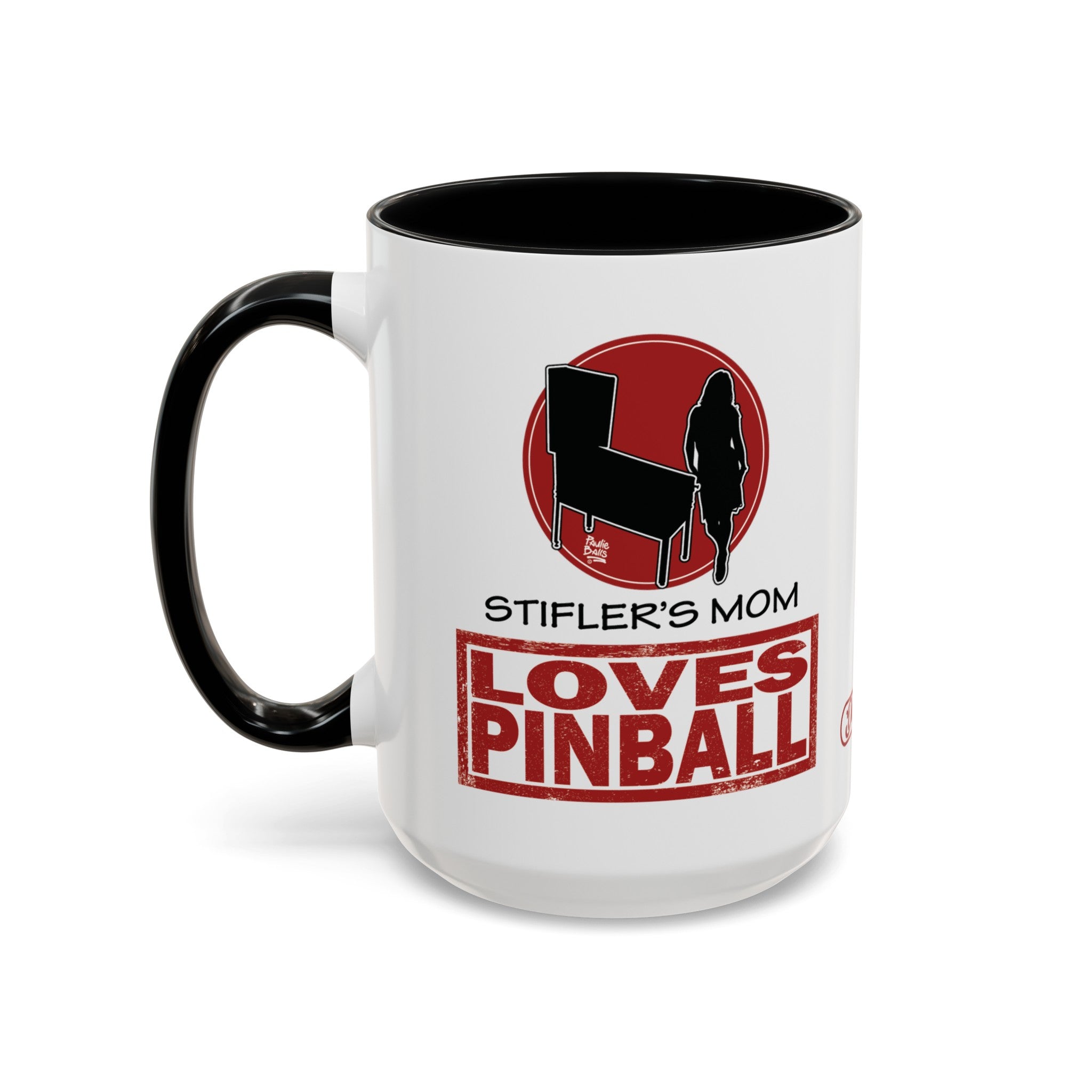 Stifler's Mom LOVES PINBALL - Accent Coffee Mug (11, 15oz)