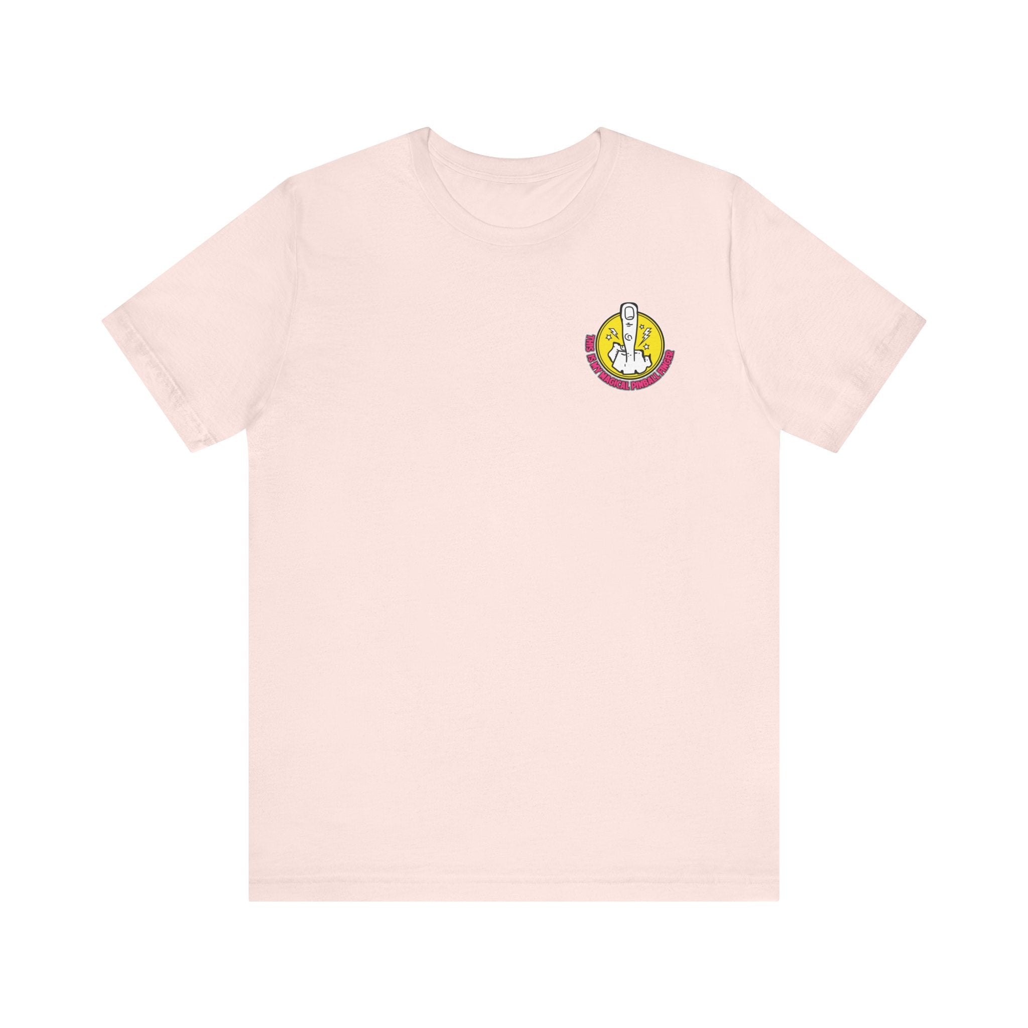 MAGICAL PINBALL FINGER - Front & Back Print  Unisex Jersey Short Sleeve Tee