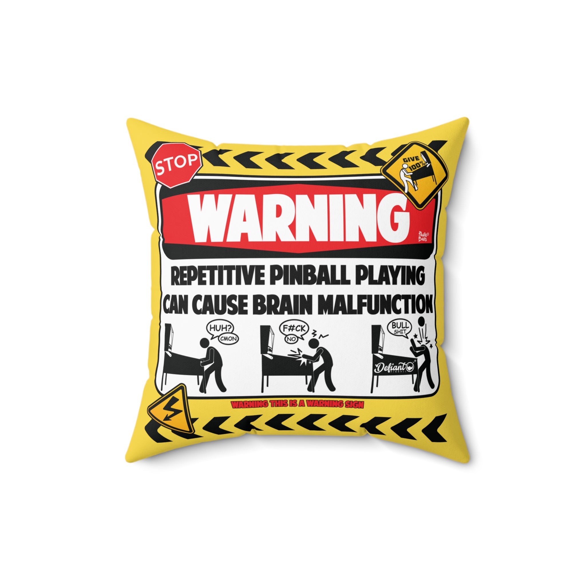 Brain MALFUNCTION - Spun Polyester Square Pillow