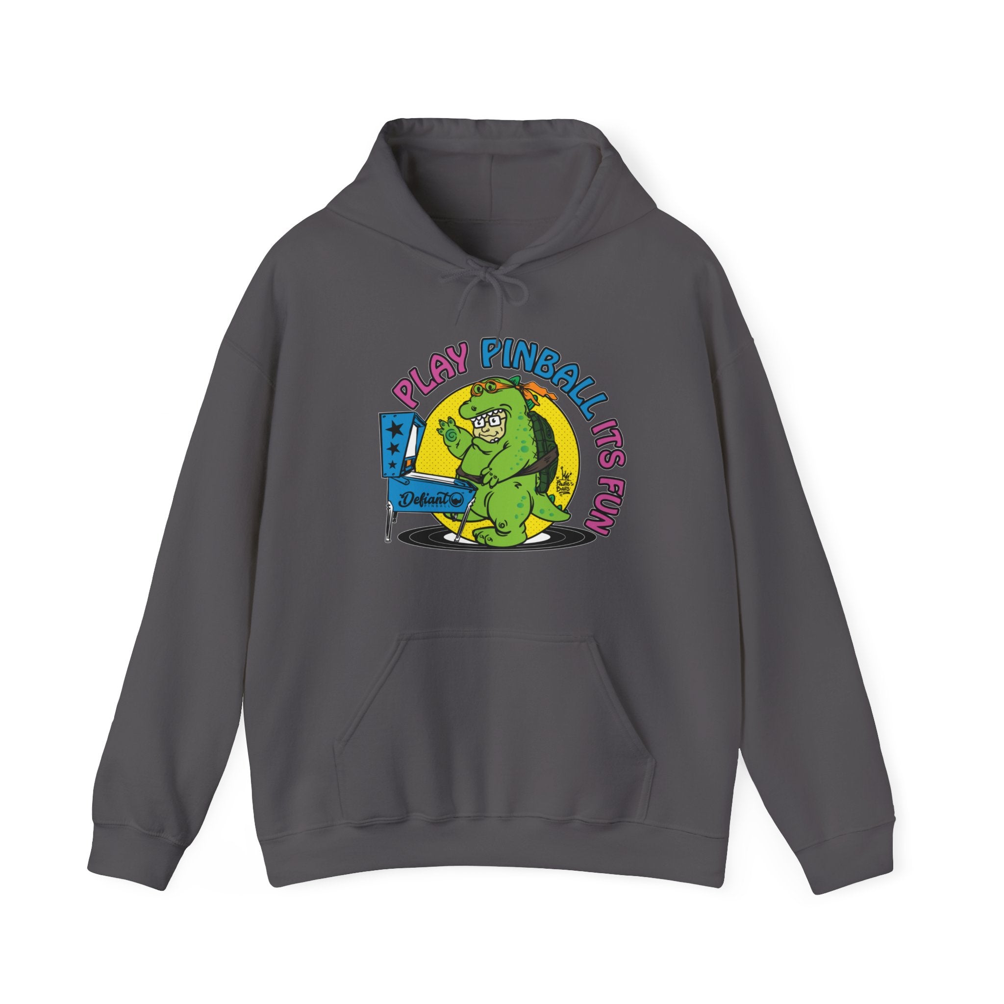 PLAY PINBALL ITS FUN -  Unisex Heavy Blend™ Hooded Sweatshirt