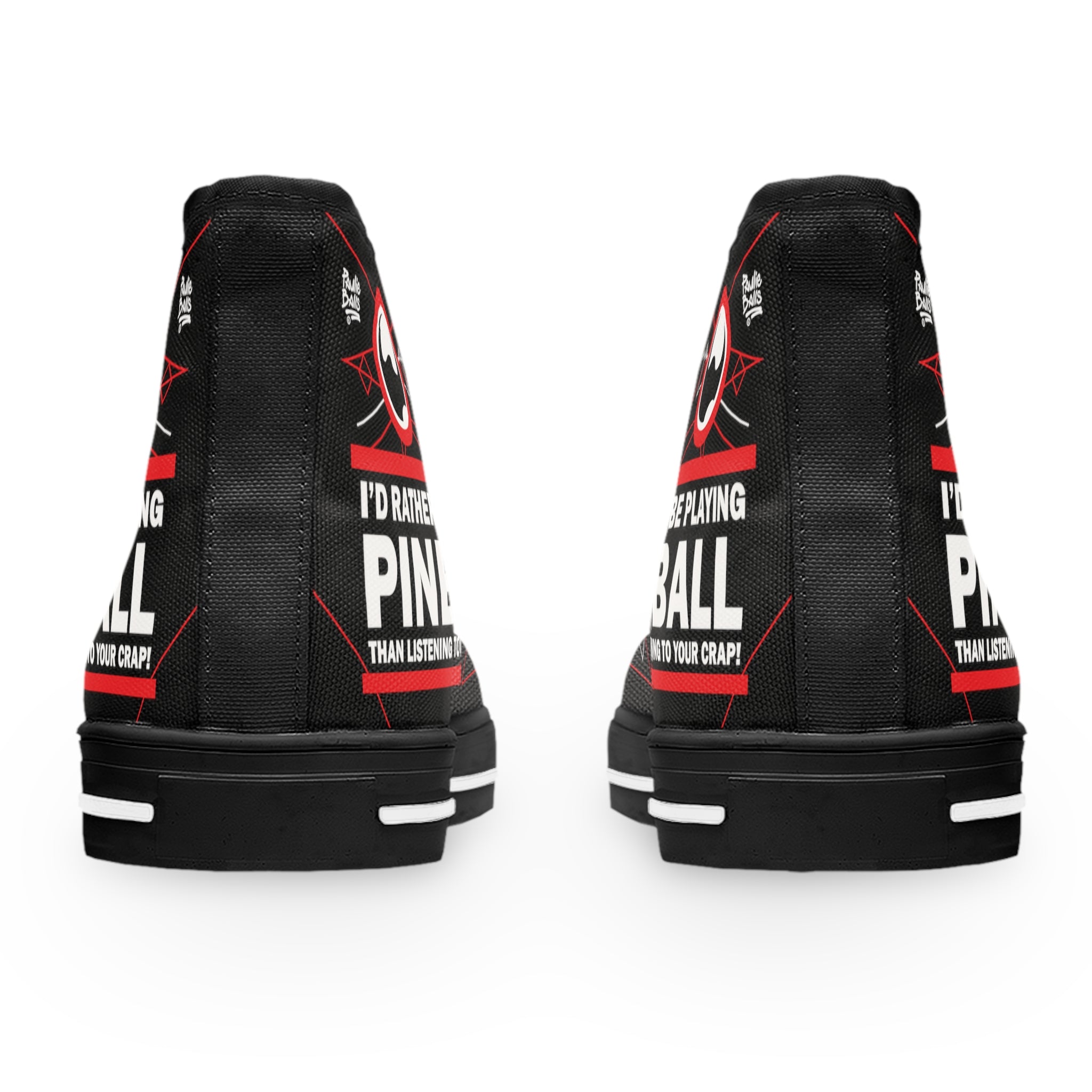 I'D RATHER BE PLAYING - Women's High Top Sneakers