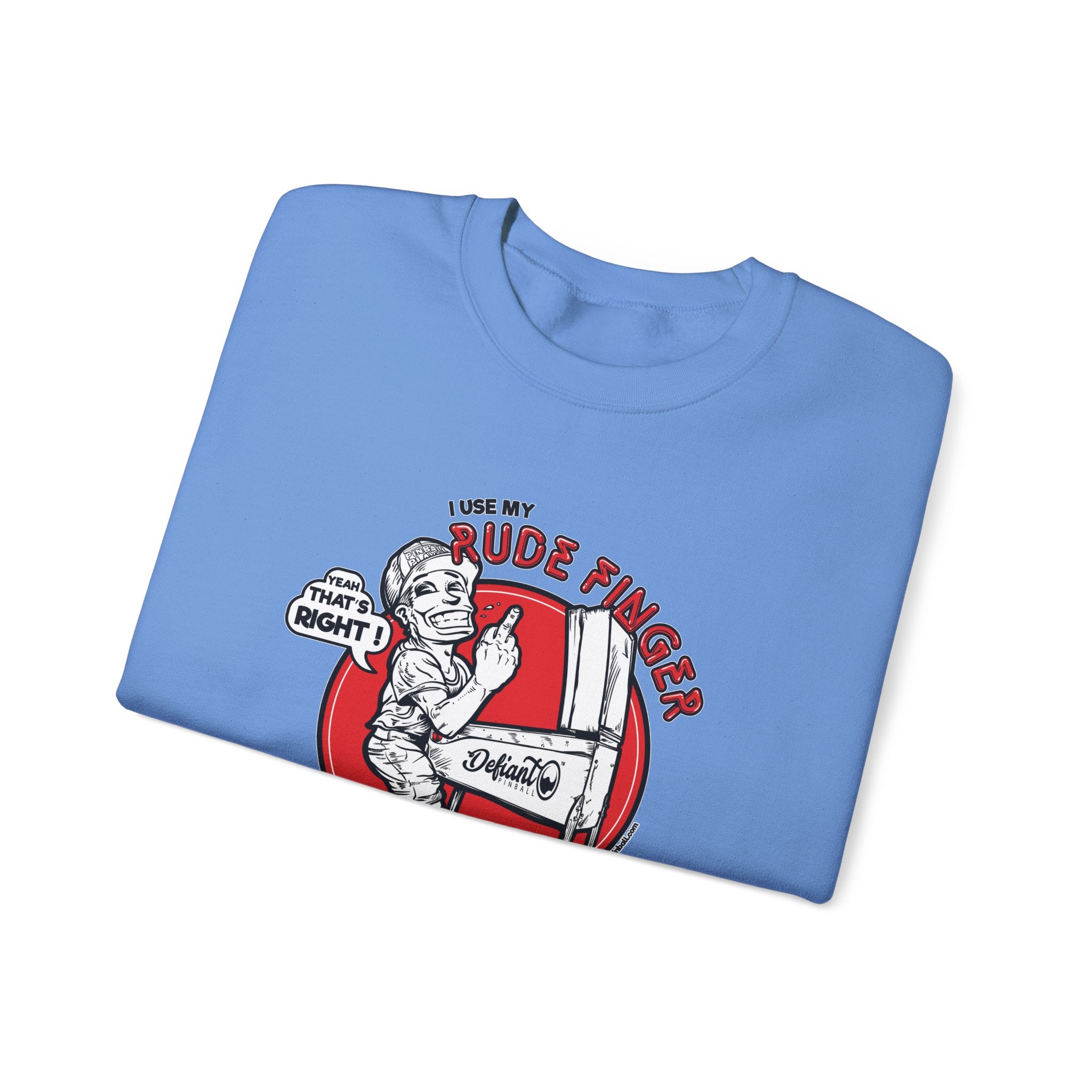 RUDE FINGER - Unisex Heavy Blend™ Crewneck Sweatshirt Jumper