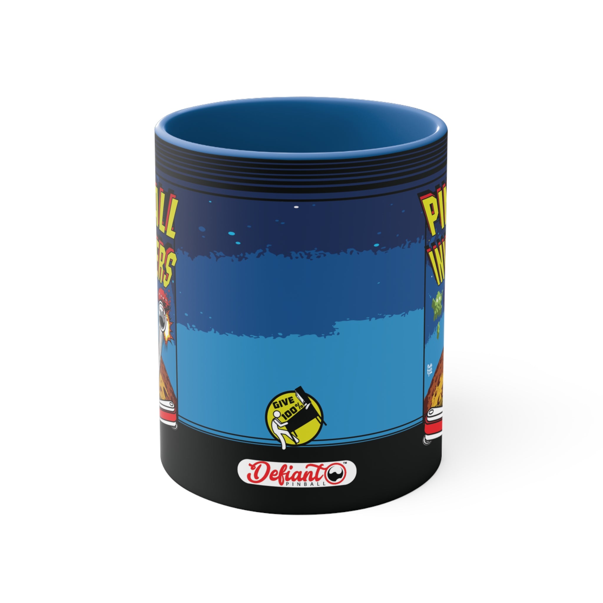 PINBALL INVADERS - Accent Coffee Mug, 11oz