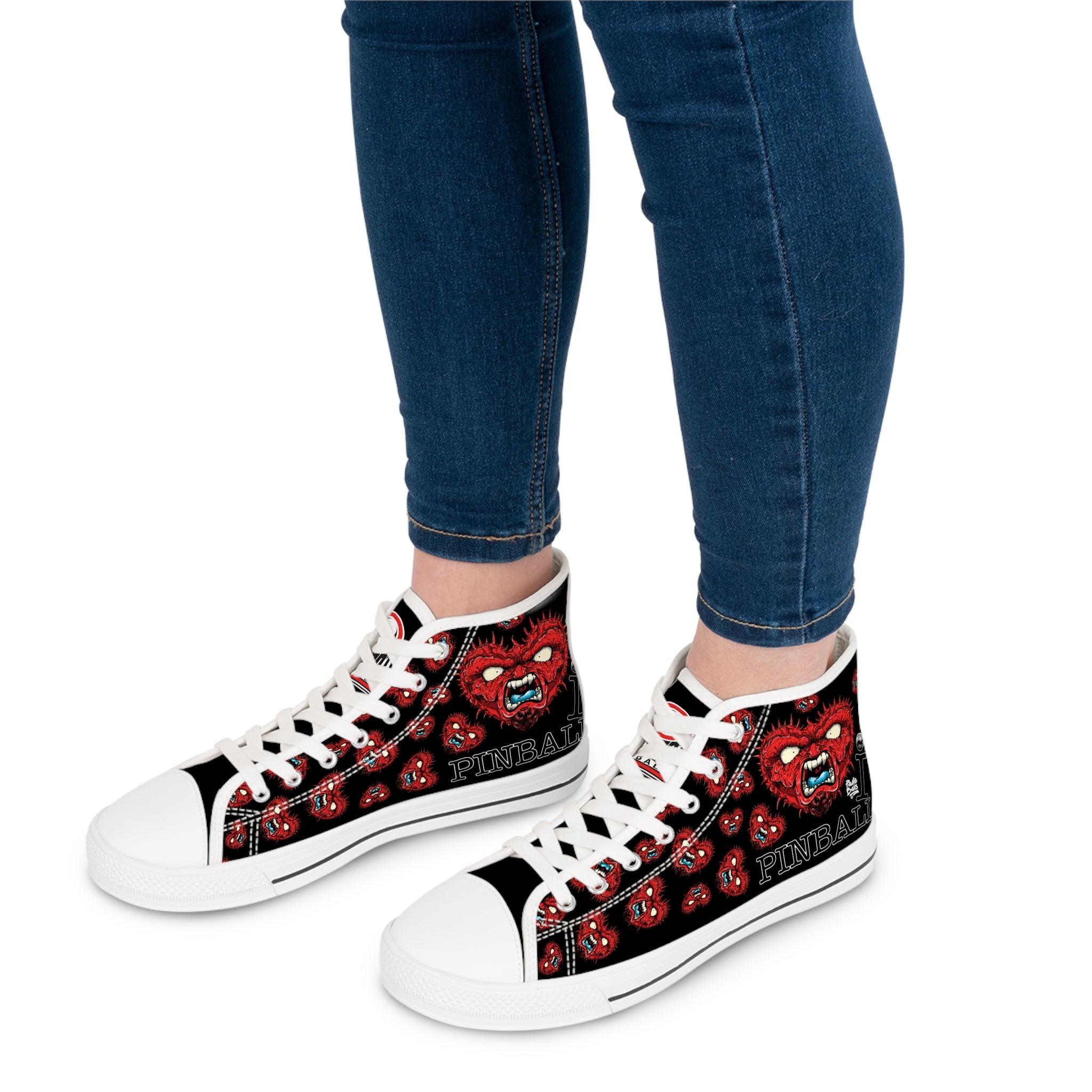 I LOVE PINBALL - Women's High Top Sneakers