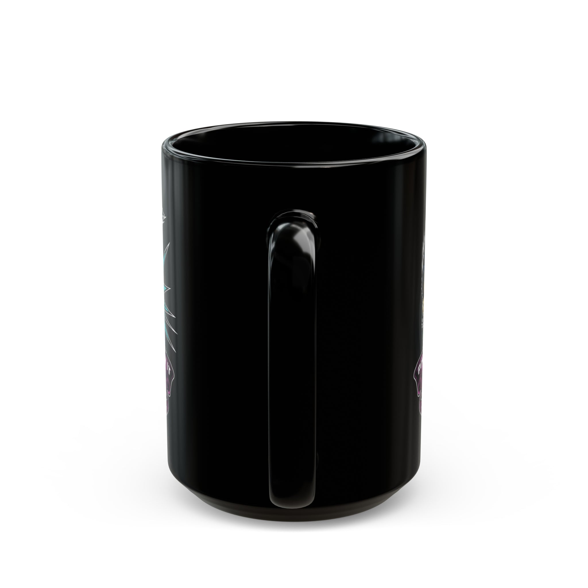 PINBALL JUST PLAY IT (Tongue Version) - Black Mug (11oz, 15oz)