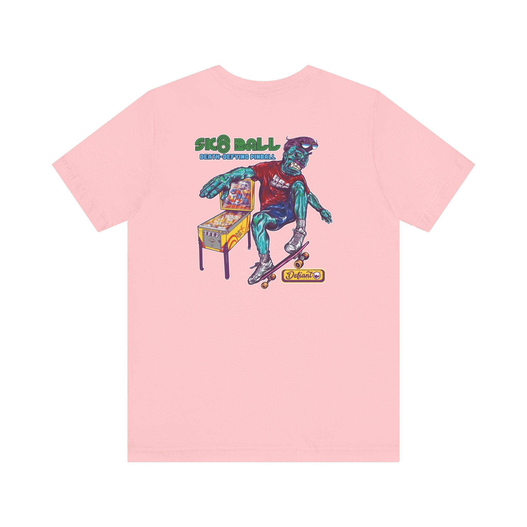 SK8 BALL - Front & Back Print Unisex Jersey Short Sleeve Tee