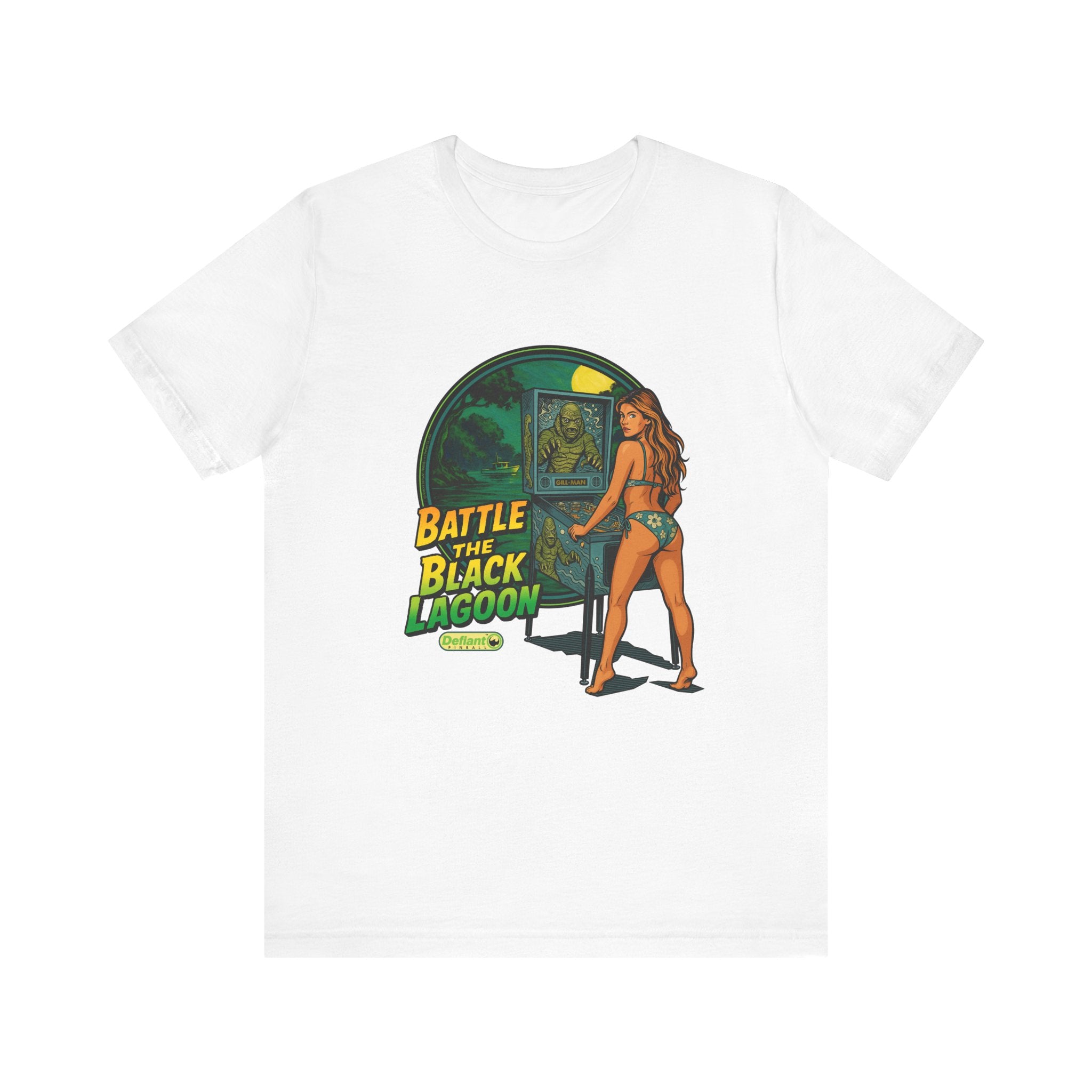 Battle the Black Lagoon - Unisex Jersey Short Sleeve Tee