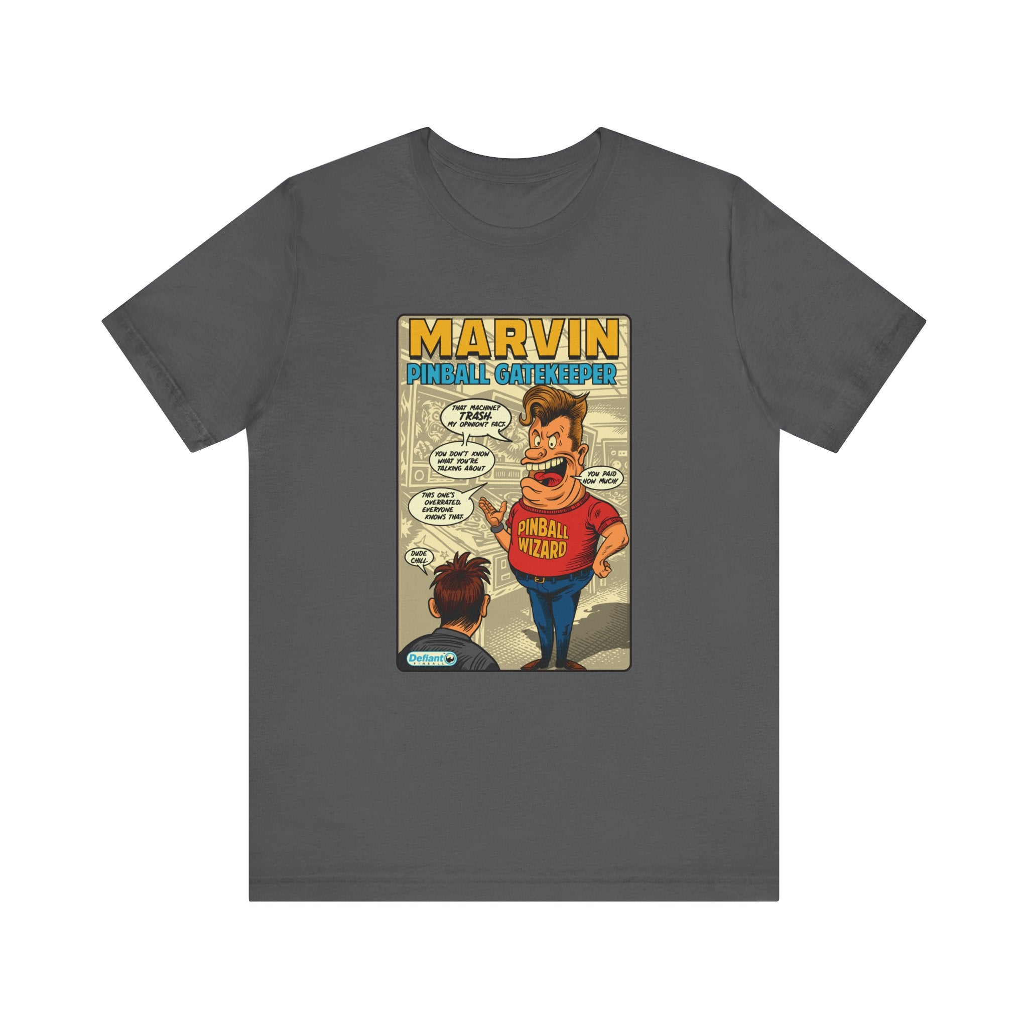 Marvin Pinball Gatekeeper - Unisex Jersey Short Sleeve Tee