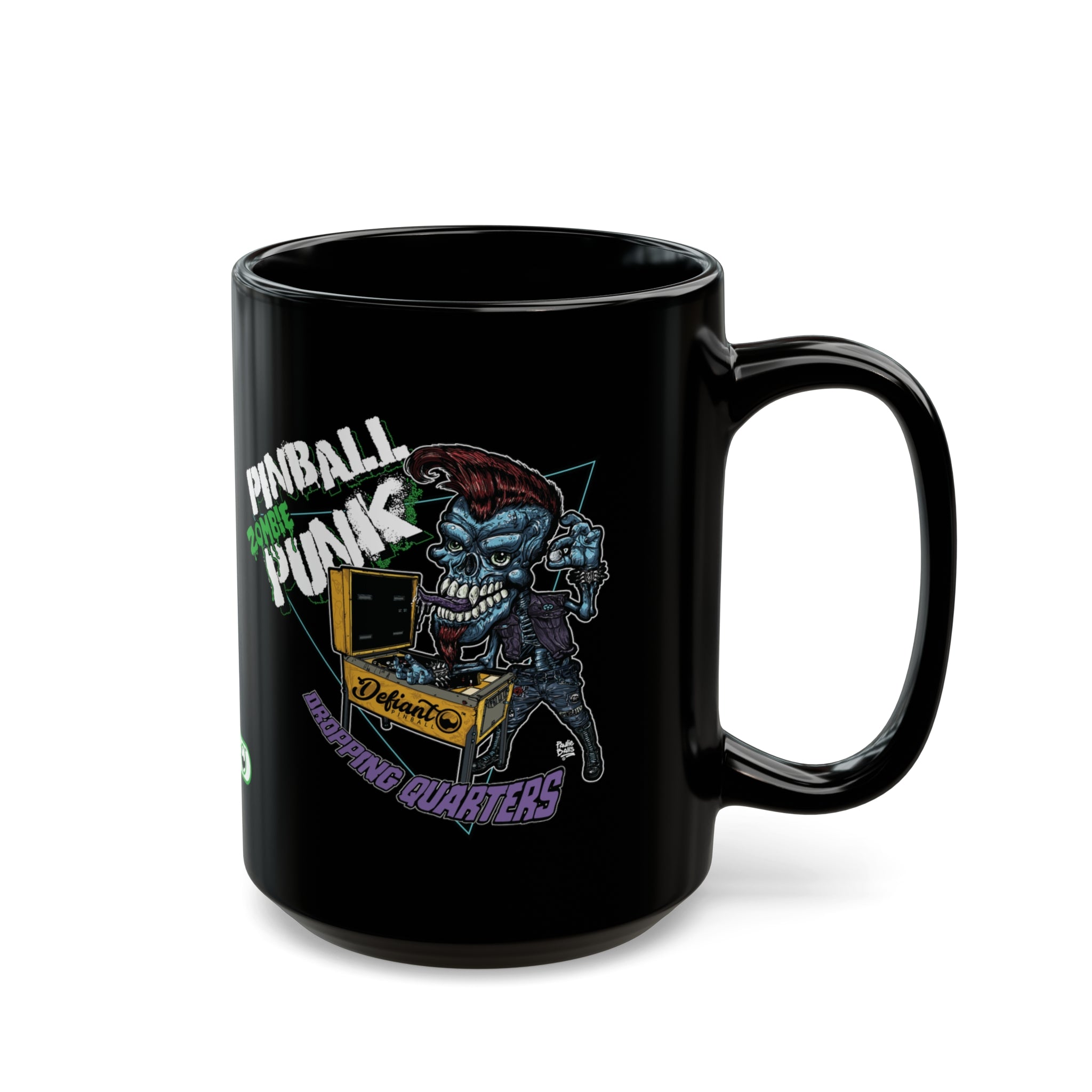 PINBALL Zombie PUNK  -  Black Mug (11oz, 15oz)