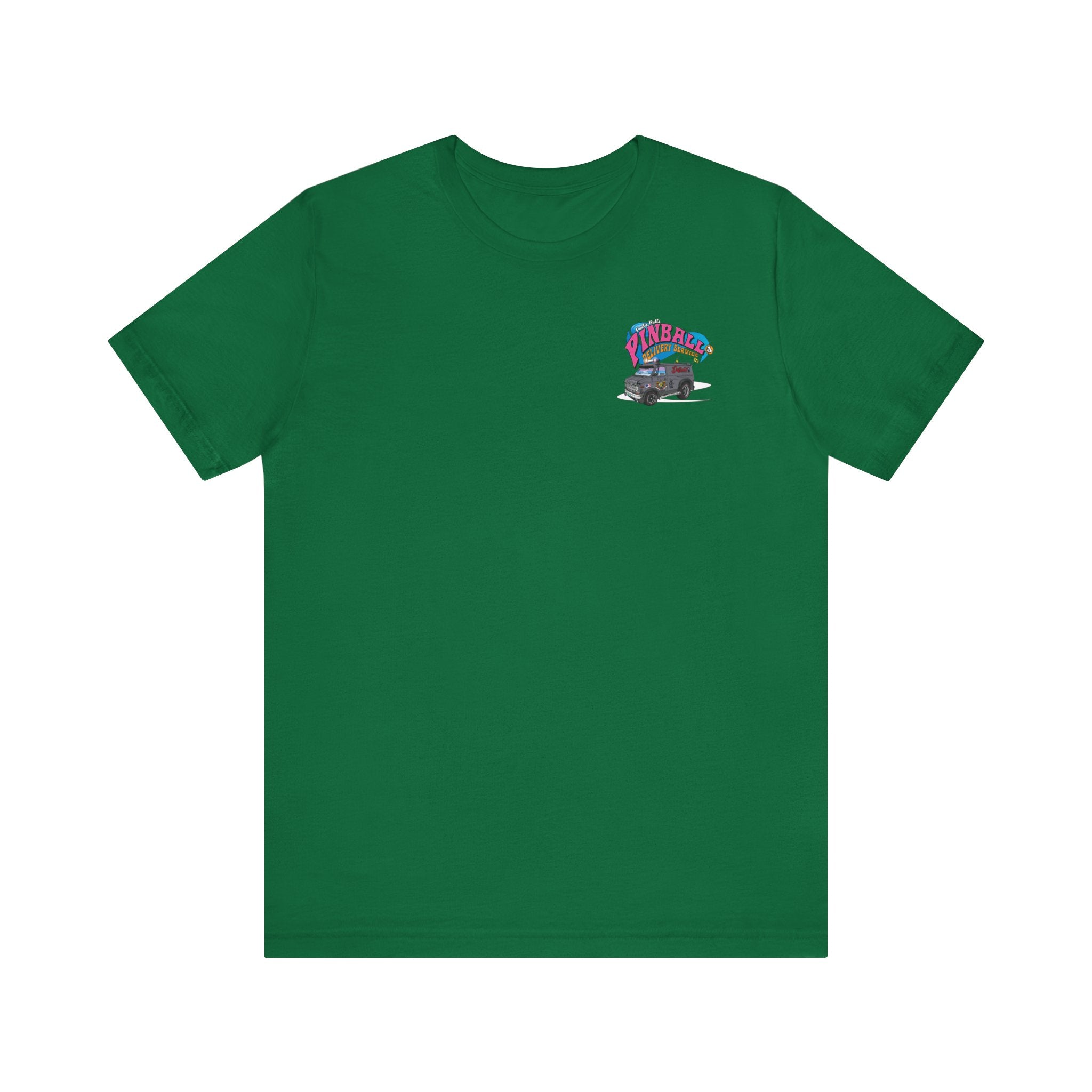 Pinball Delivery No Guarantee - Front & Back Print  Unisex Jersey Short Sleeve Tee